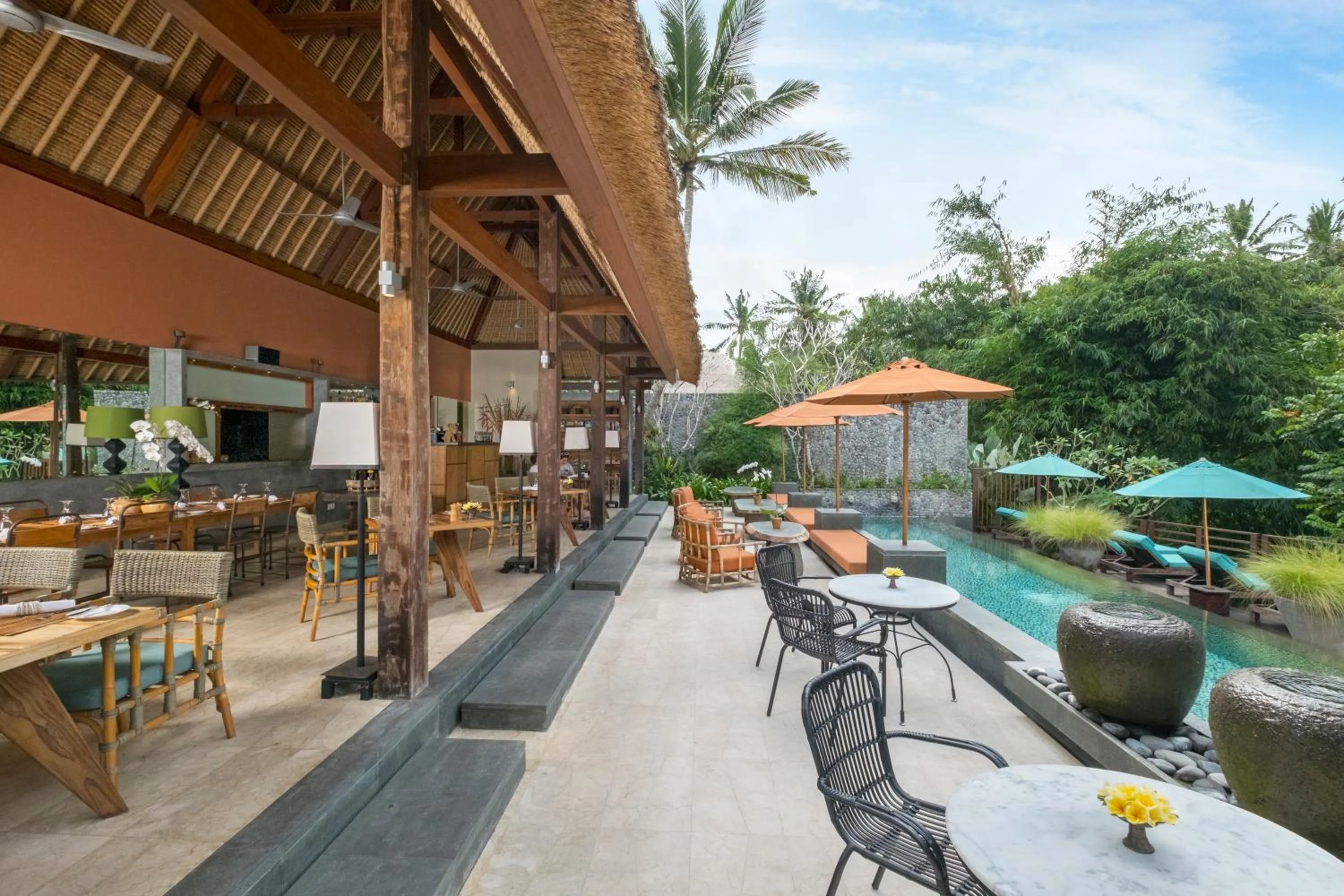 Restaurant/places to eat in The Purist Villas & Spa Ubud