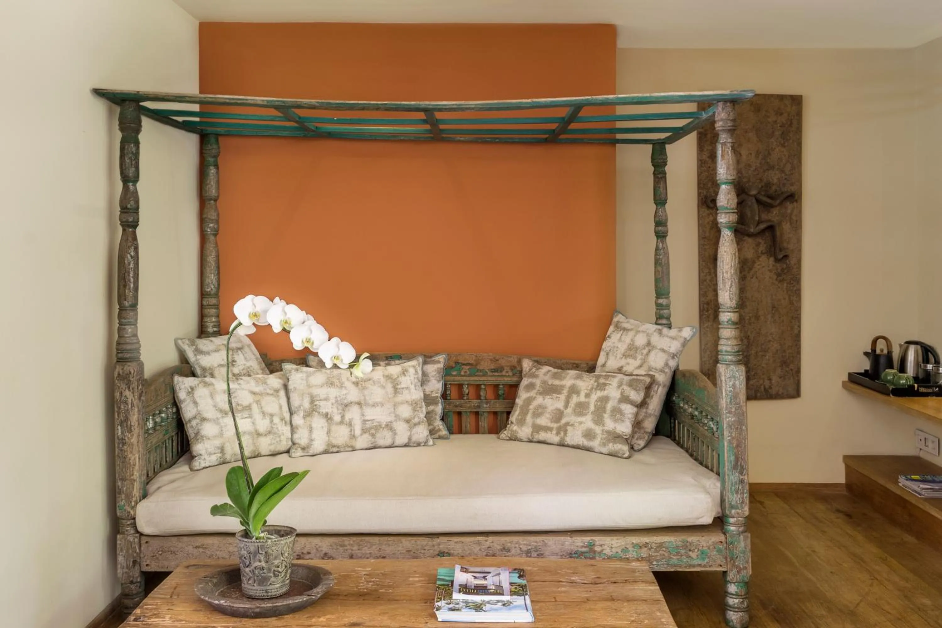 Seating area in The Purist Villas & Spa Ubud