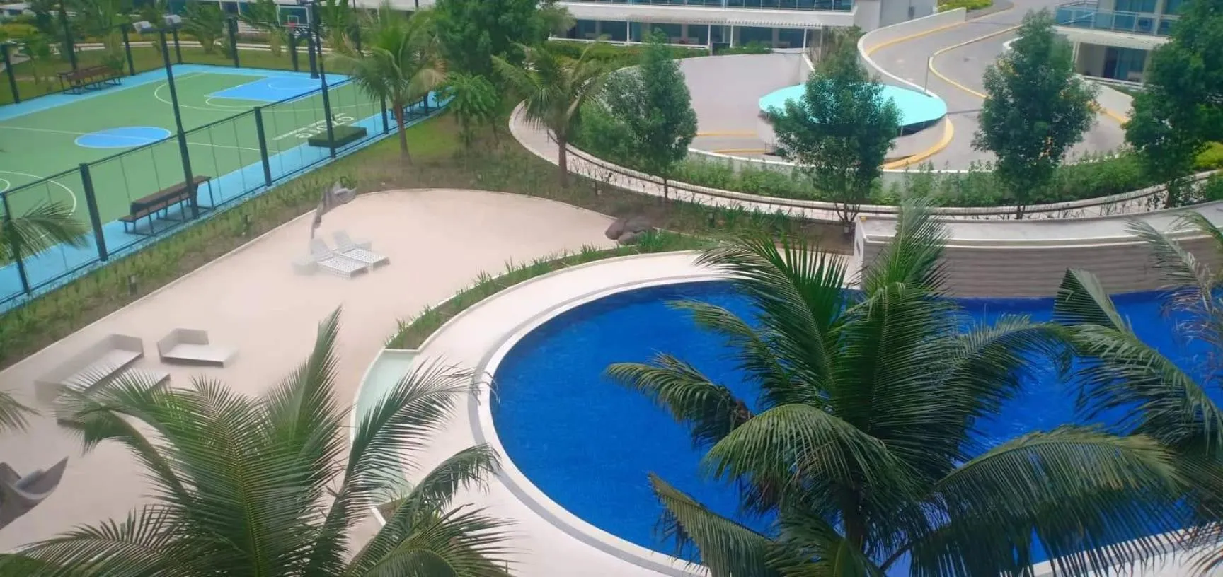 Pool view in Azure Residences by Van Florendo