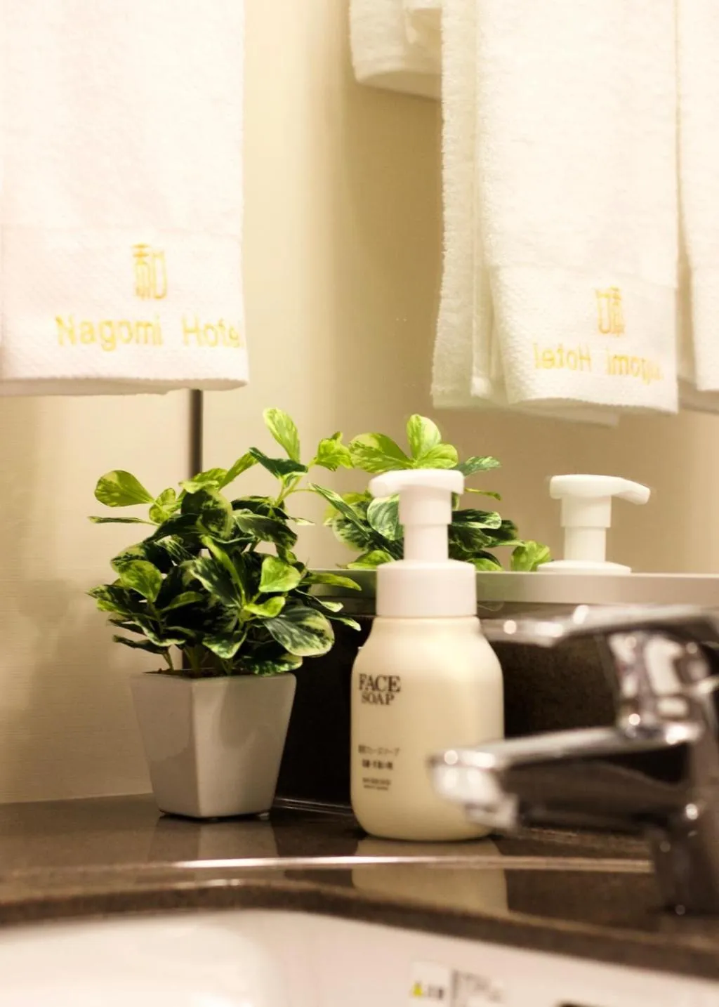 Decorative detail in Nagomi Hotel Nippori