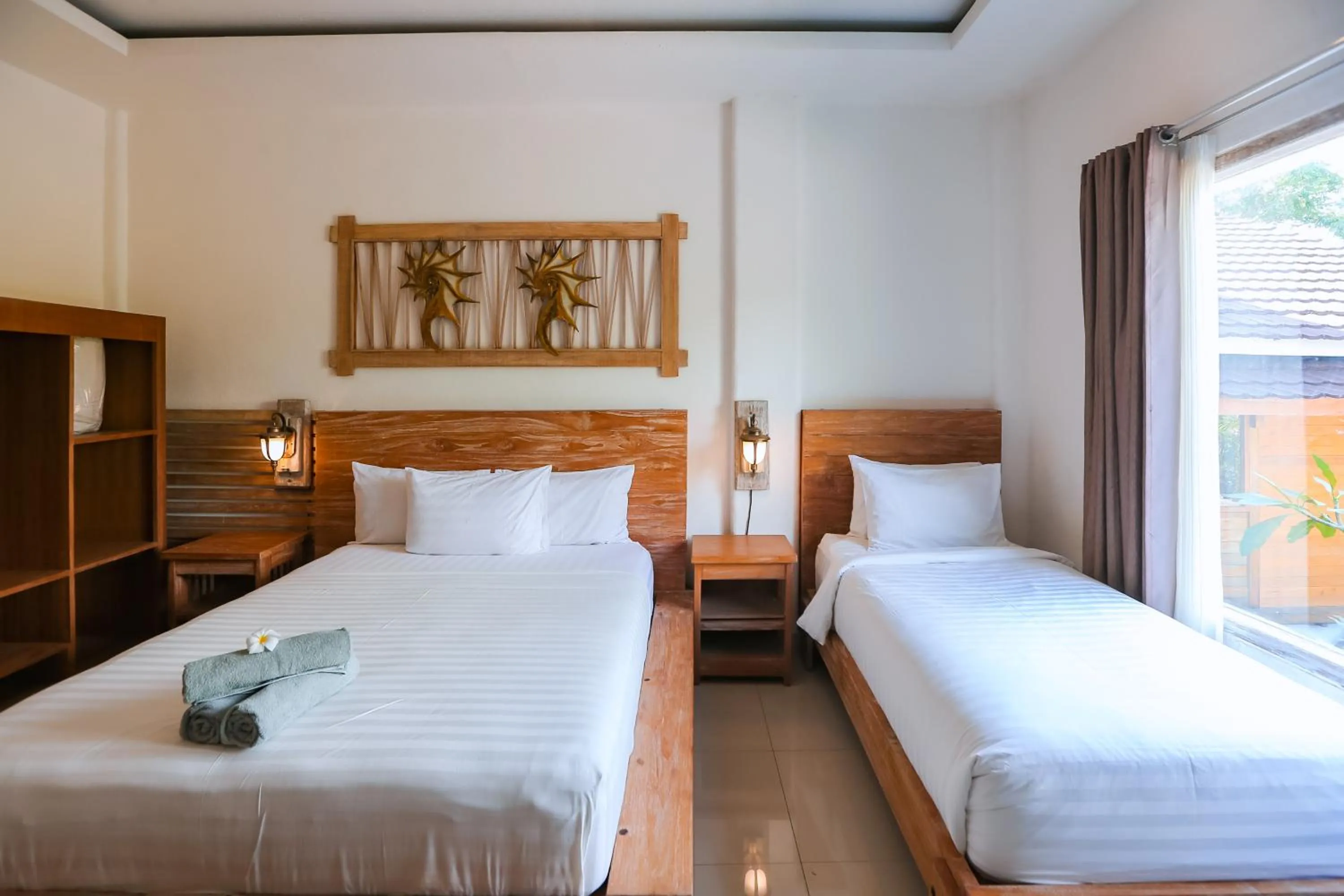 Bed in The 5 Brothers Hotel