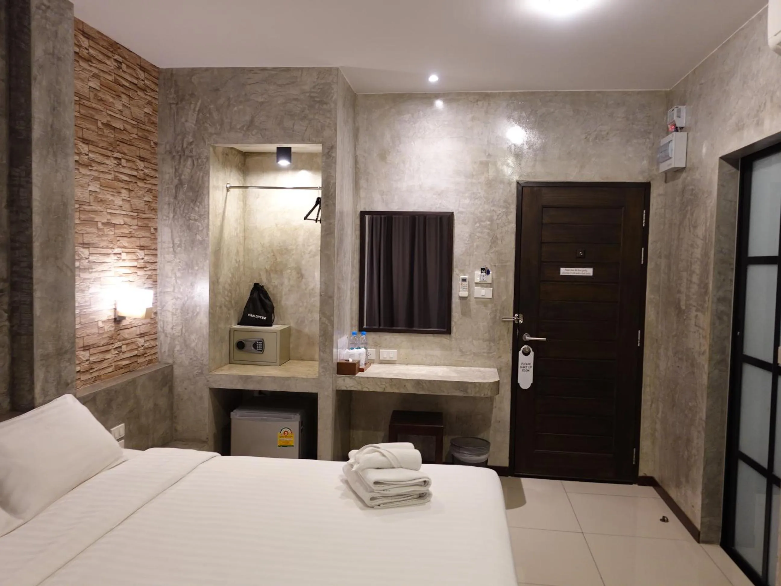 Bed in Ritsurin Boutique Hotel - โรงแรมริทสุริน บูติค