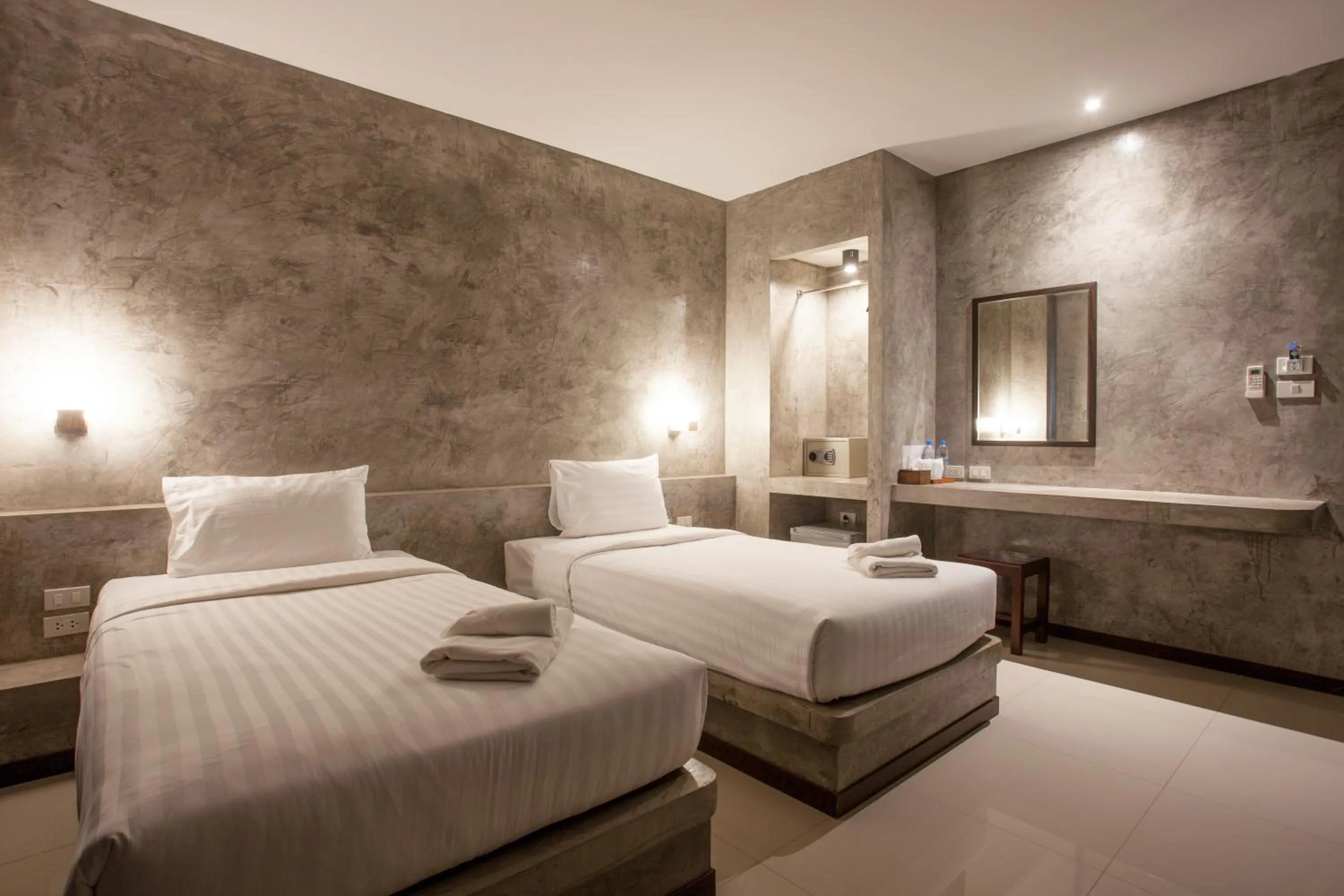 Bed in Ritsurin Boutique Hotel - โรงแรมริทสุริน บูติค