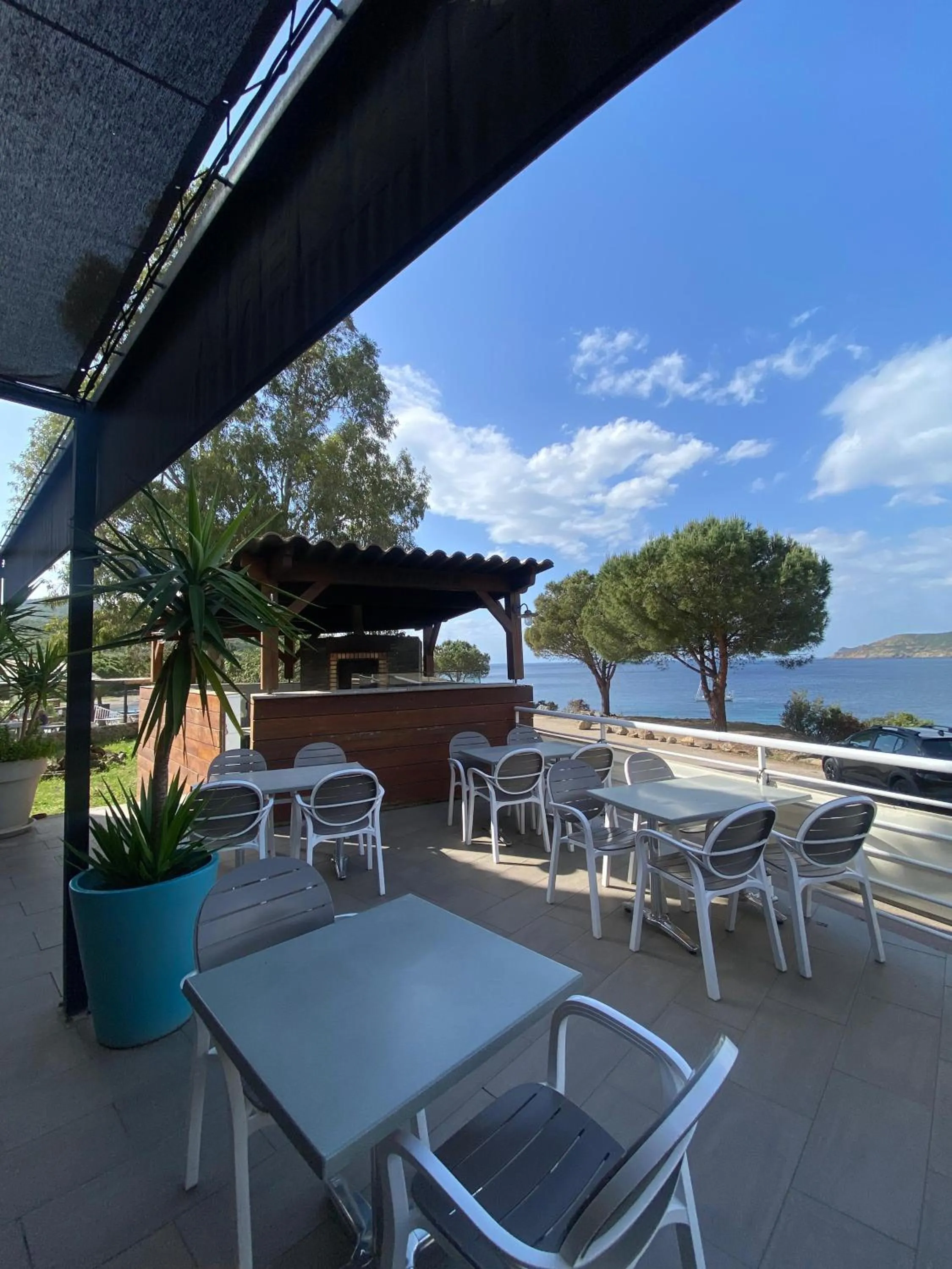 Patio in Hotel Restaurant Le Filosorma