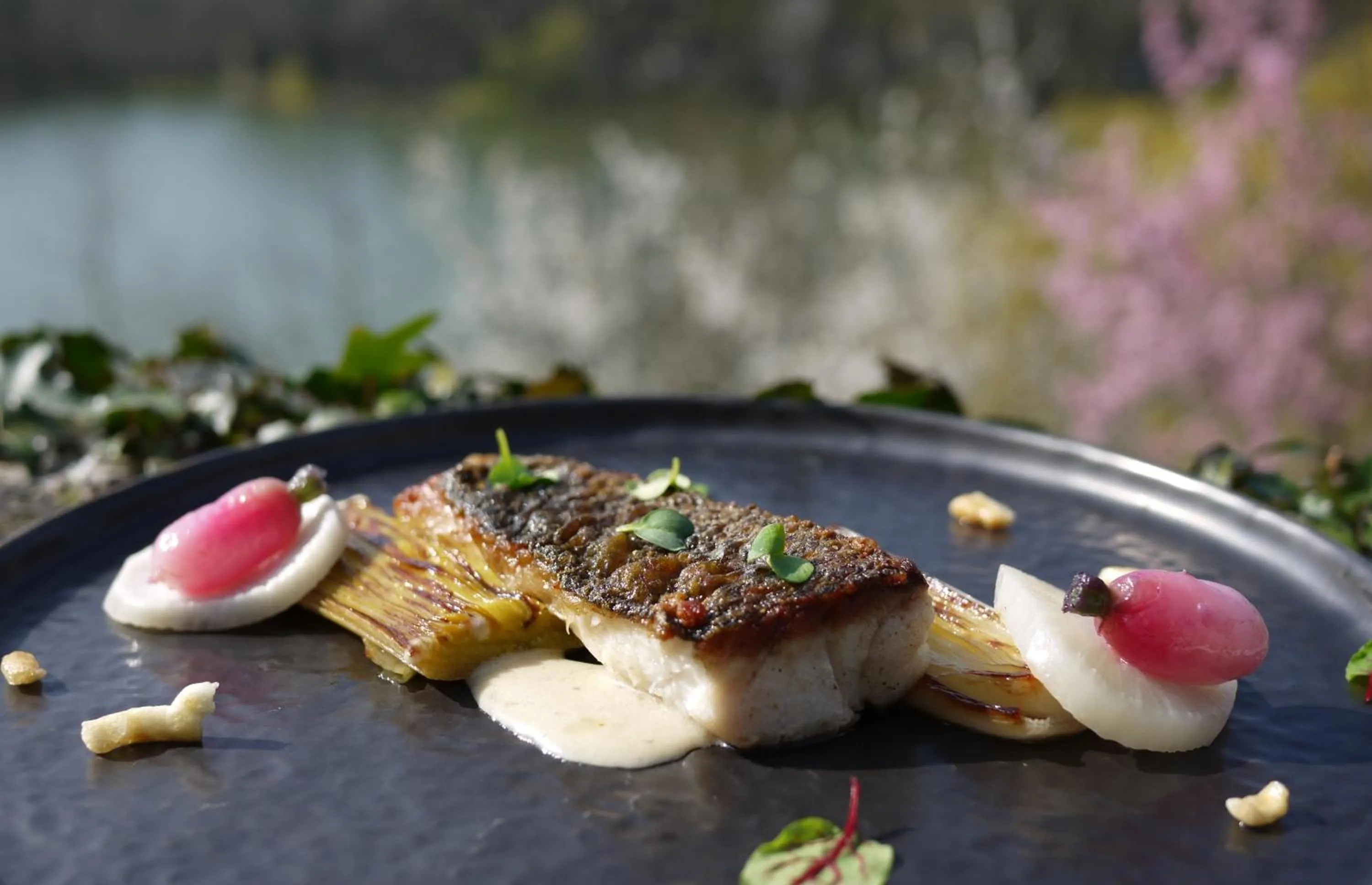 Food close-up in Logis Hotels Domaine du Châtelard