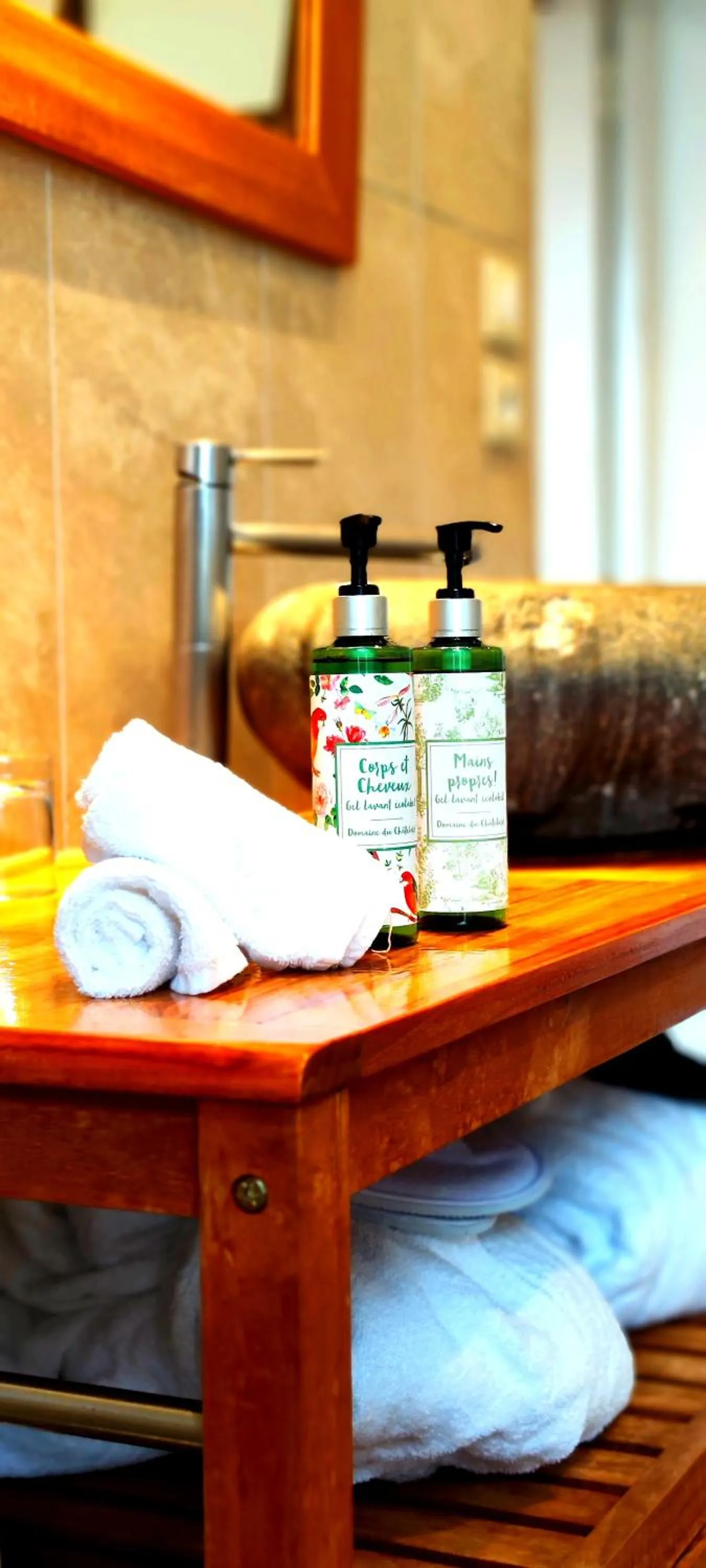 Bathroom in Logis Hotels Domaine du Châtelard