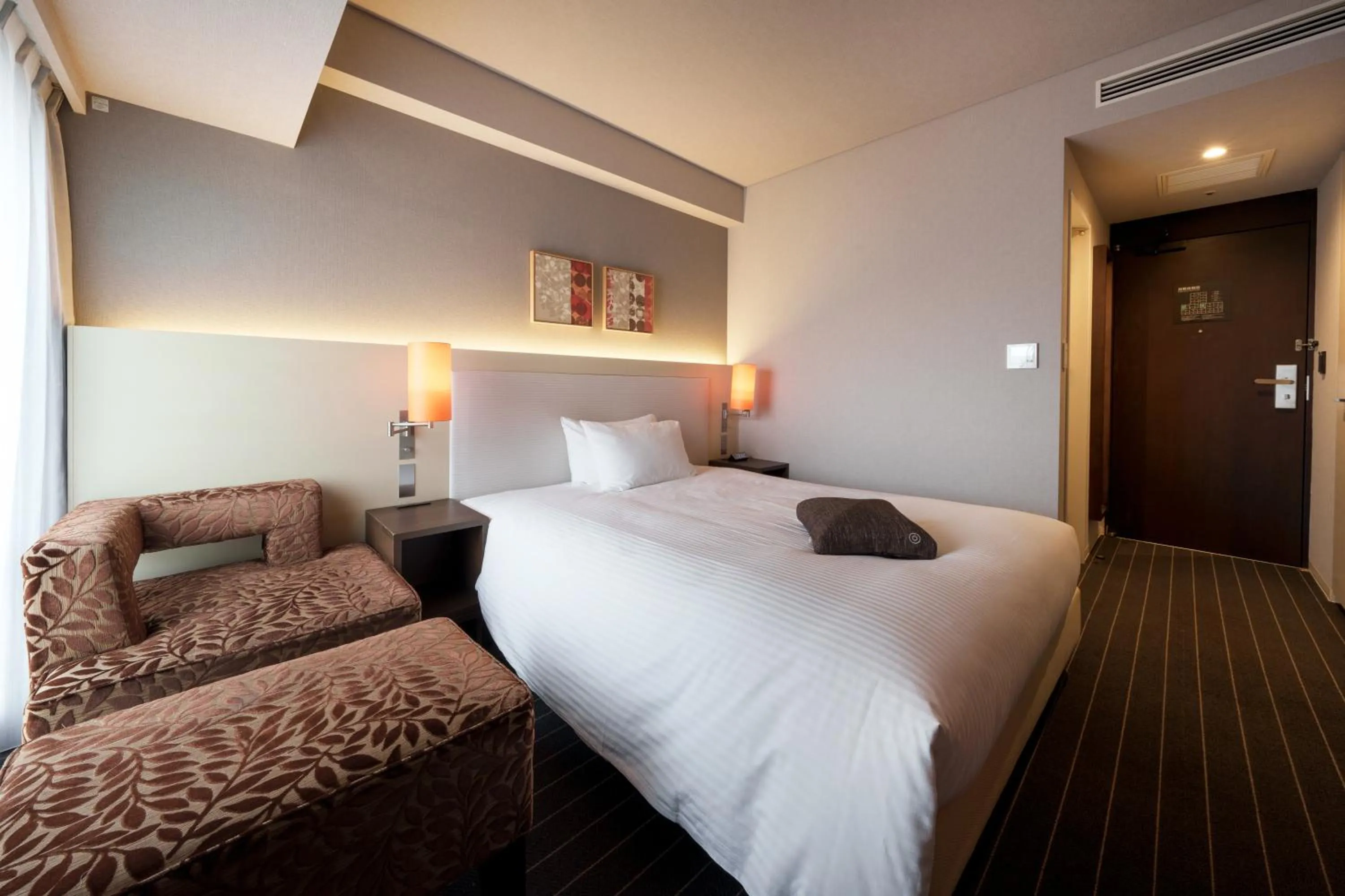 Bed in Hotel Forza Oita