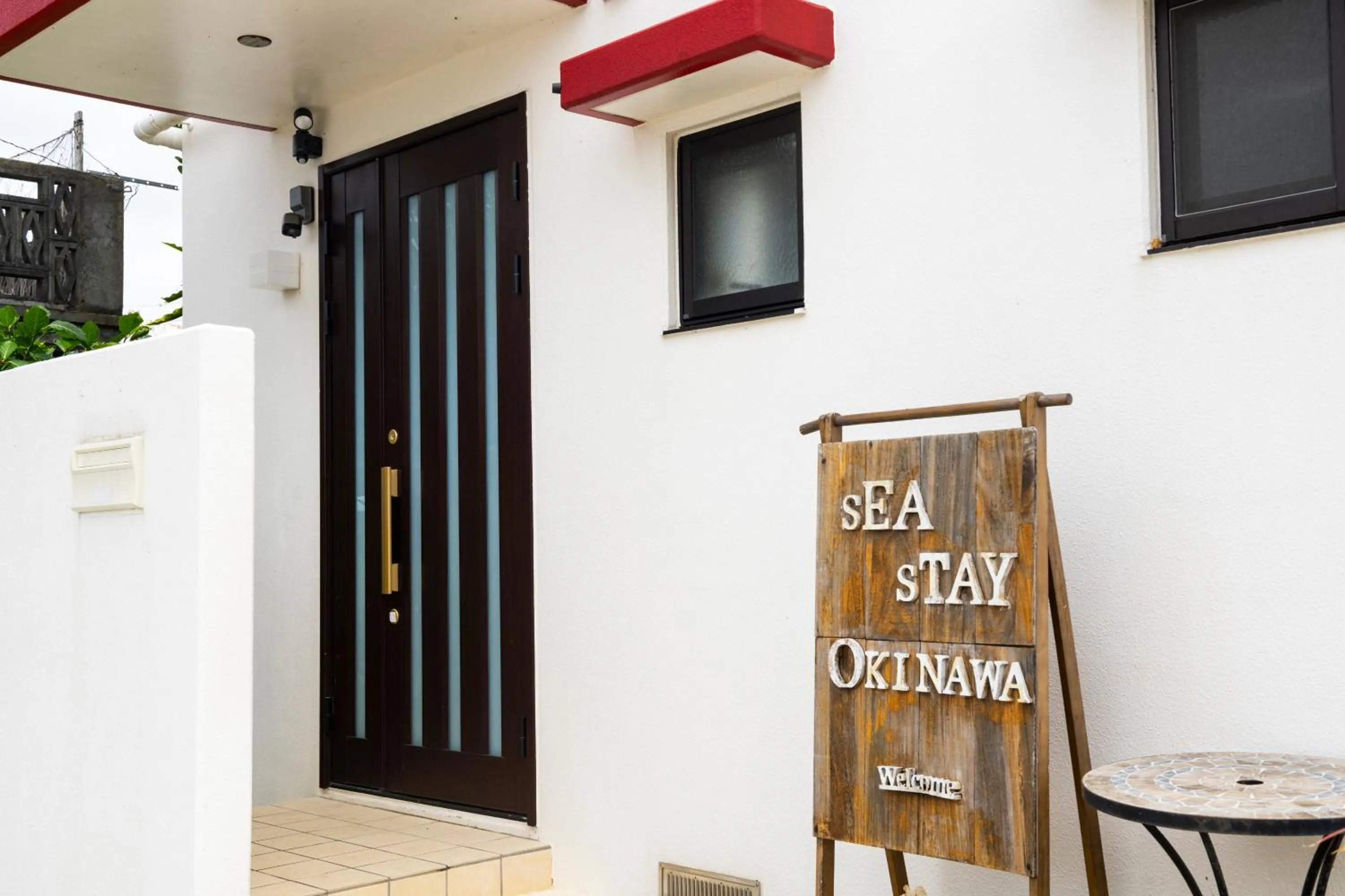 Facade/entrance in Sea Stay Okinawa