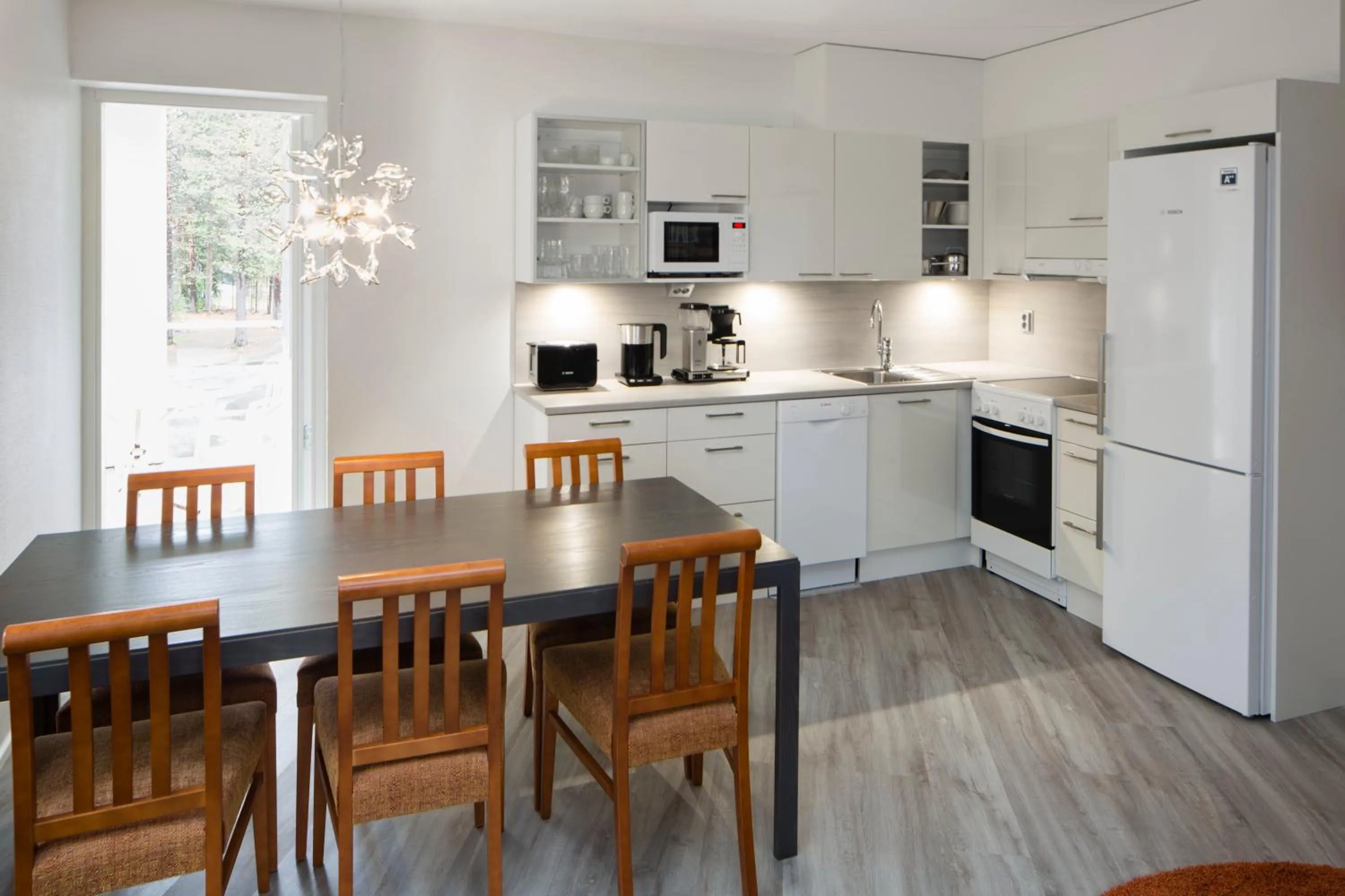 Coffee/tea facilities in Holiday Club Kuusamon Tropiikki Apartments