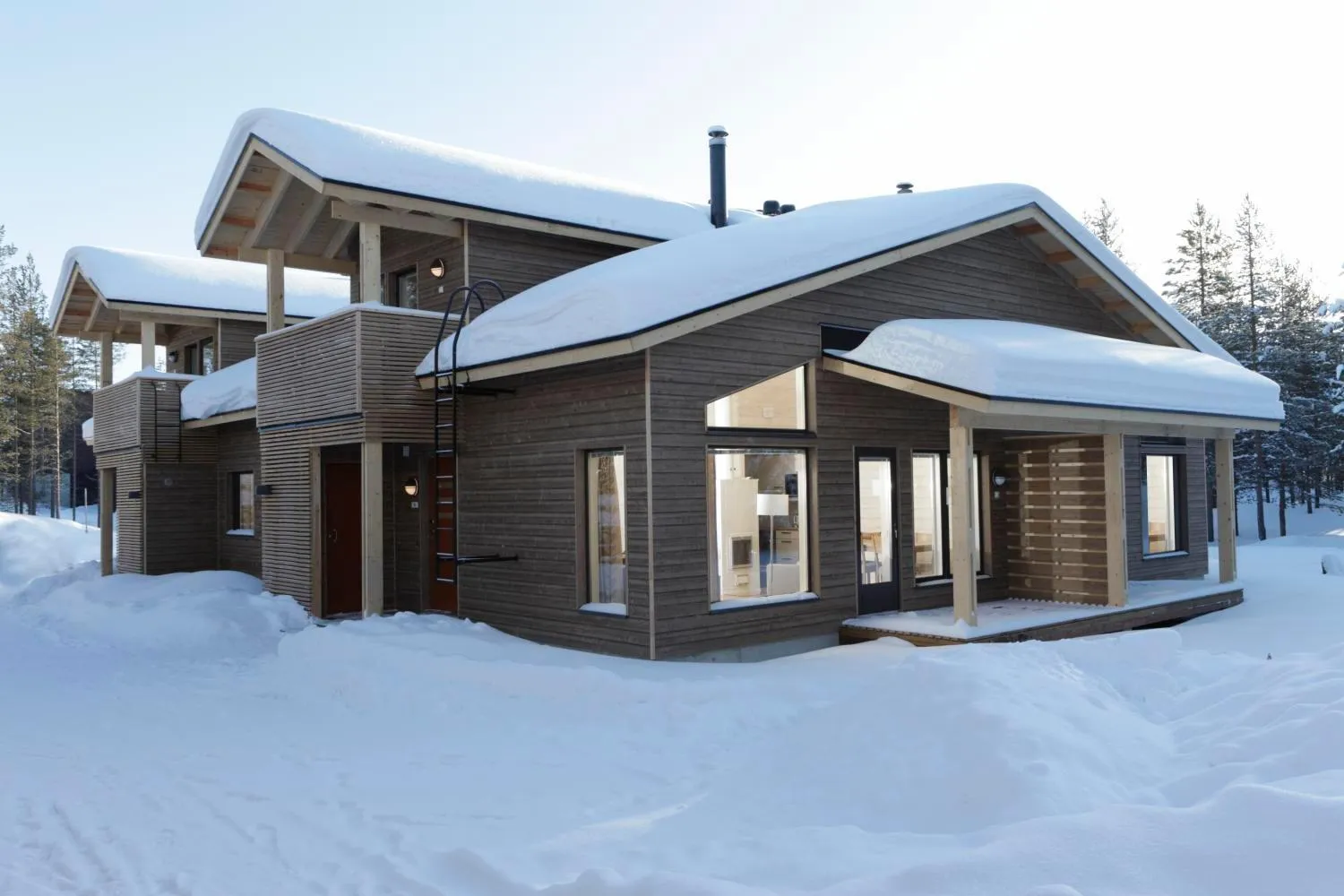 Facade/entrance in Holiday Club Kuusamon Tropiikki Apartments