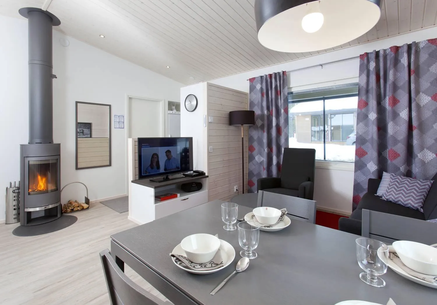 Dining area in Holiday Club Kuusamon Tropiikki Apartments