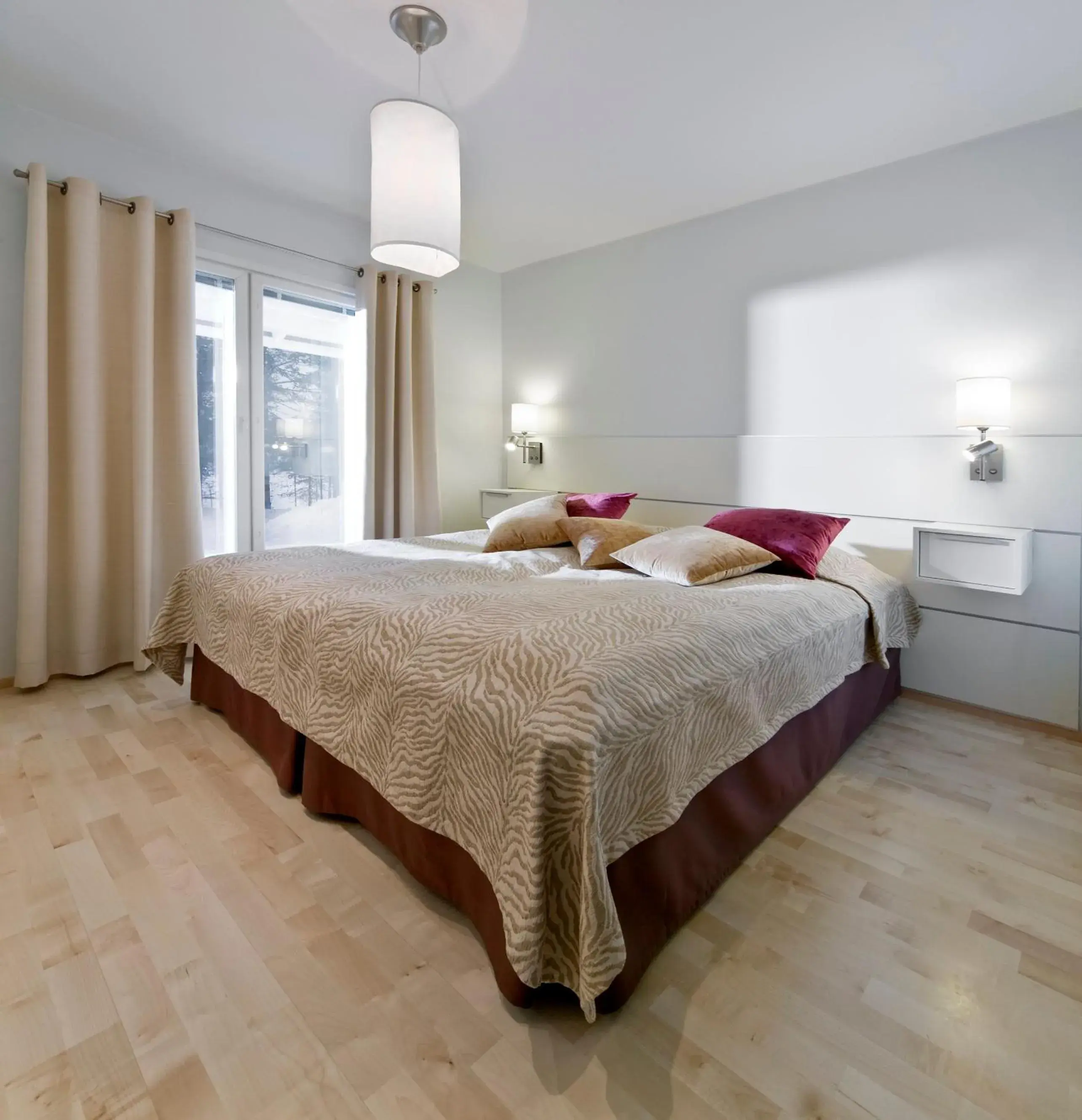 Large Two-Bedroom Apartment with Sauna - Annex in Holiday Club Kuusamon Tropiikki Apartments Large Two-Bedroom Apartment with Sauna - Annex in Holiday Club Kuusamon Tropiikki Apartments