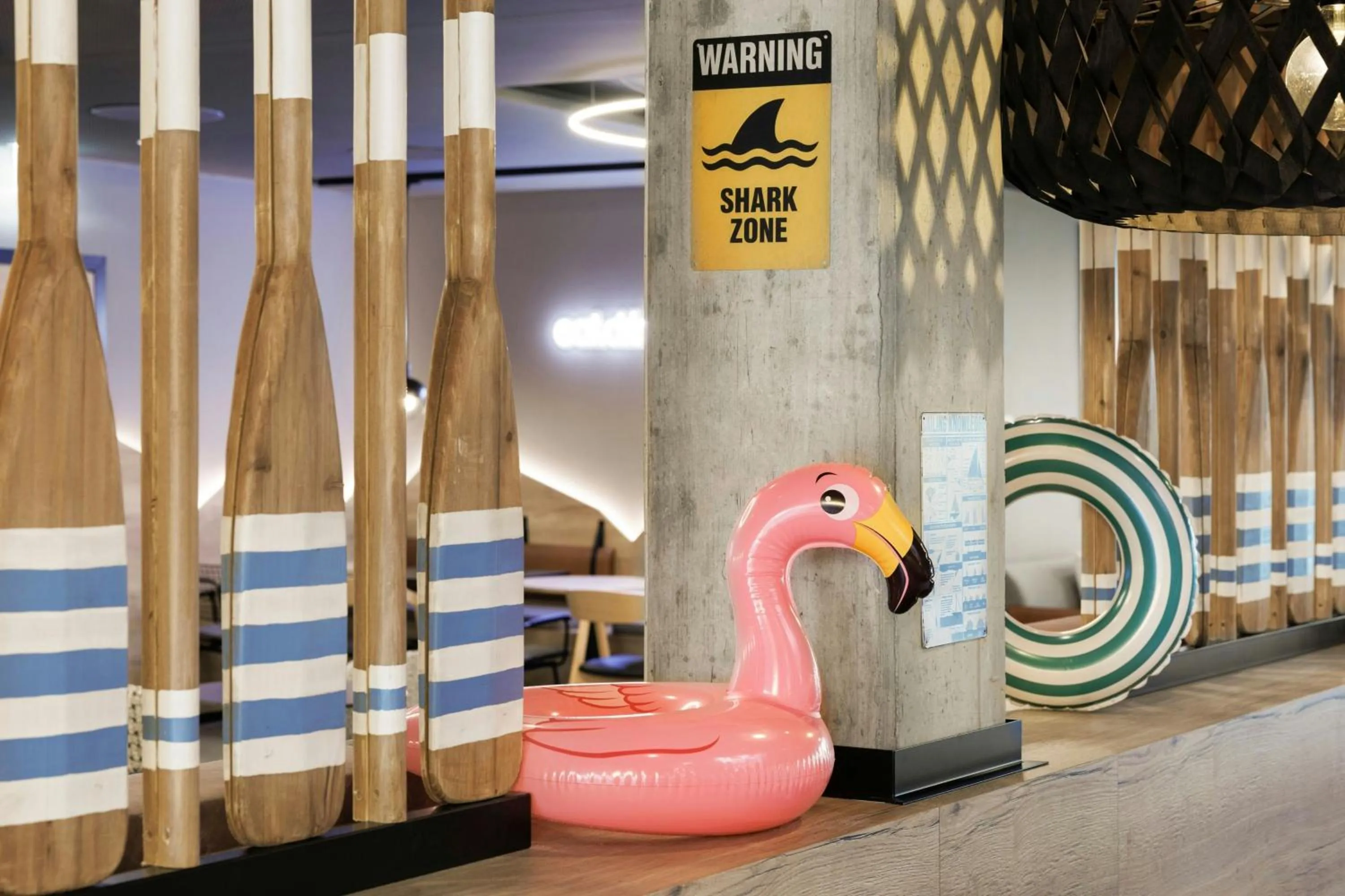 Living room in Moxy Zurich