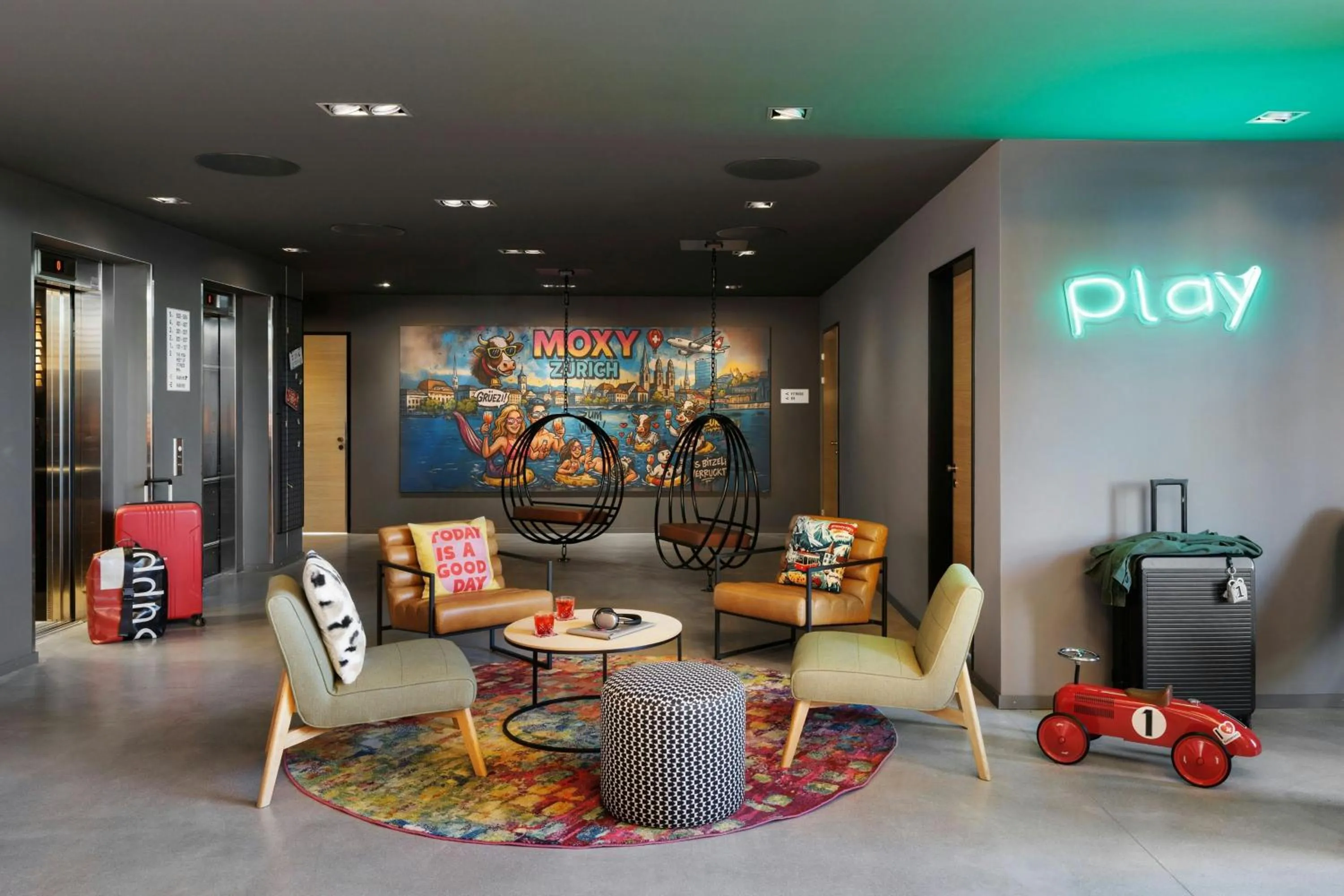 View (from property/room) in Moxy Zurich