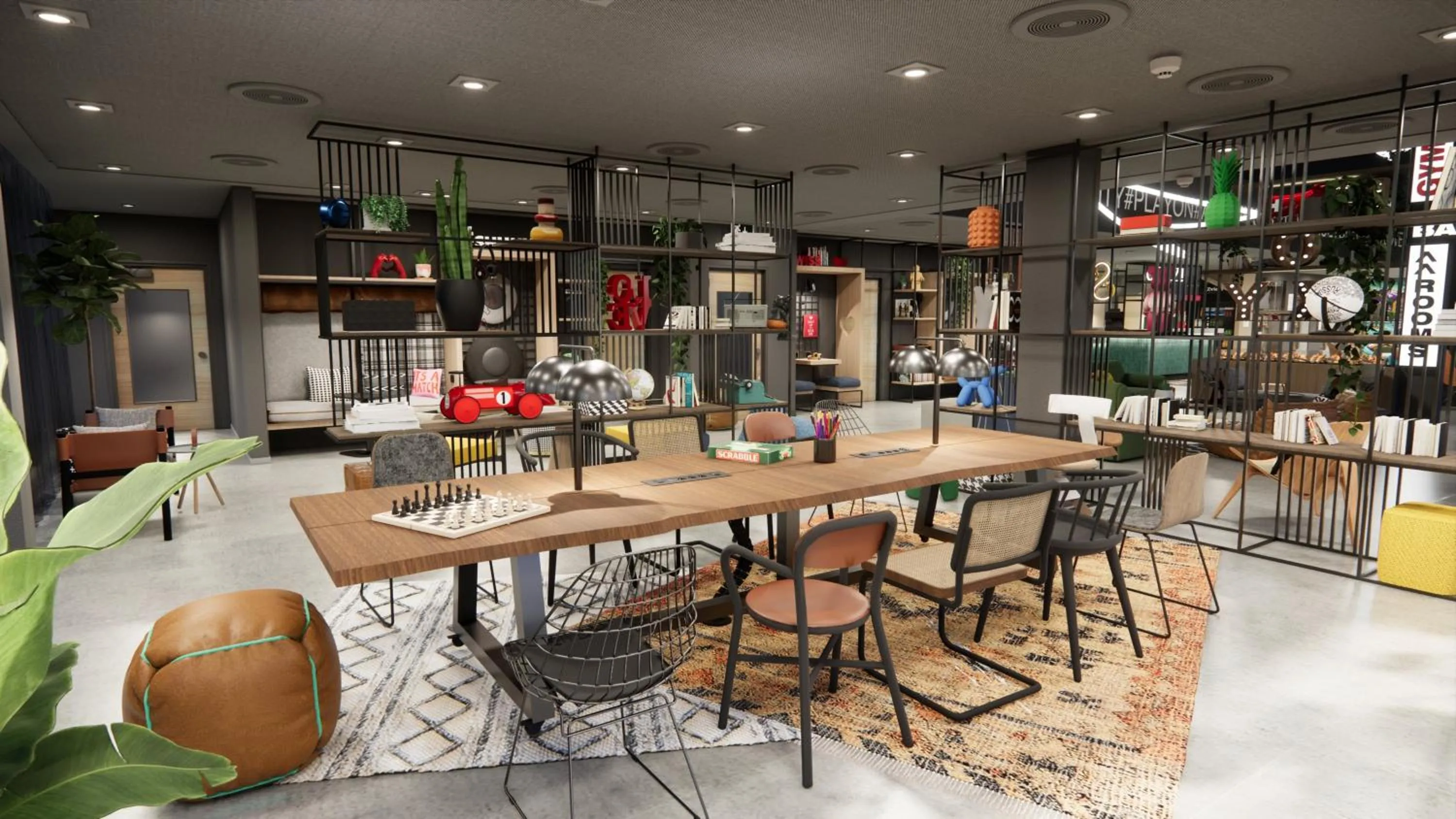 Lobby or reception in Moxy Zurich