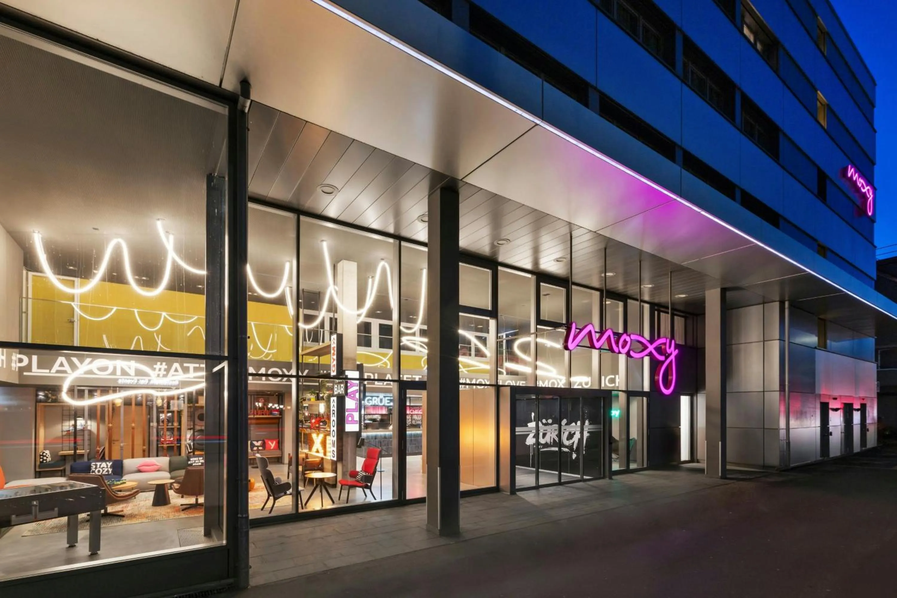 Property building in Moxy Zurich