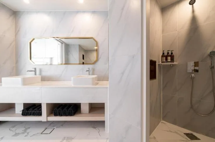 Shower in Gwangalli Hotel primavera in Busan