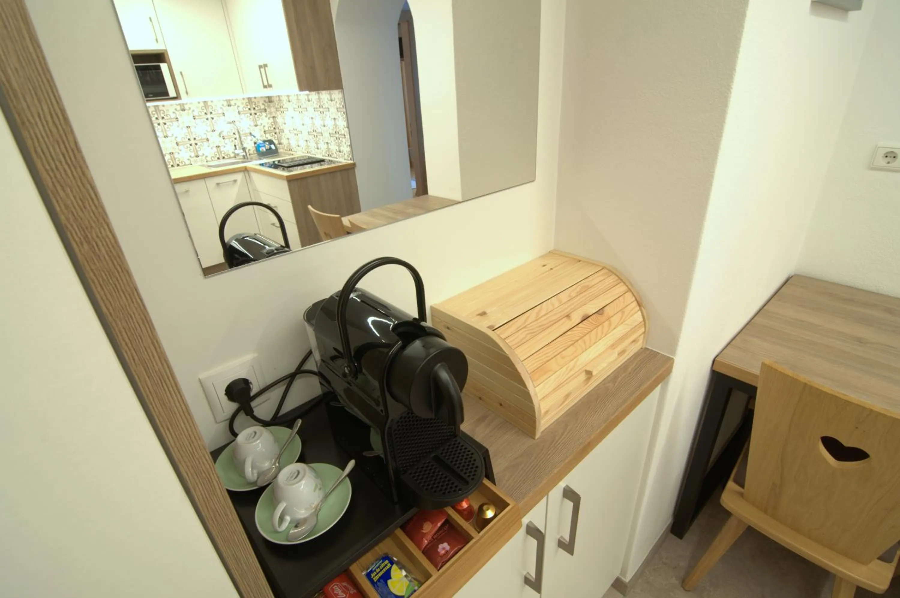 Coffee/tea facilities in Hotel Traube - Stelvio