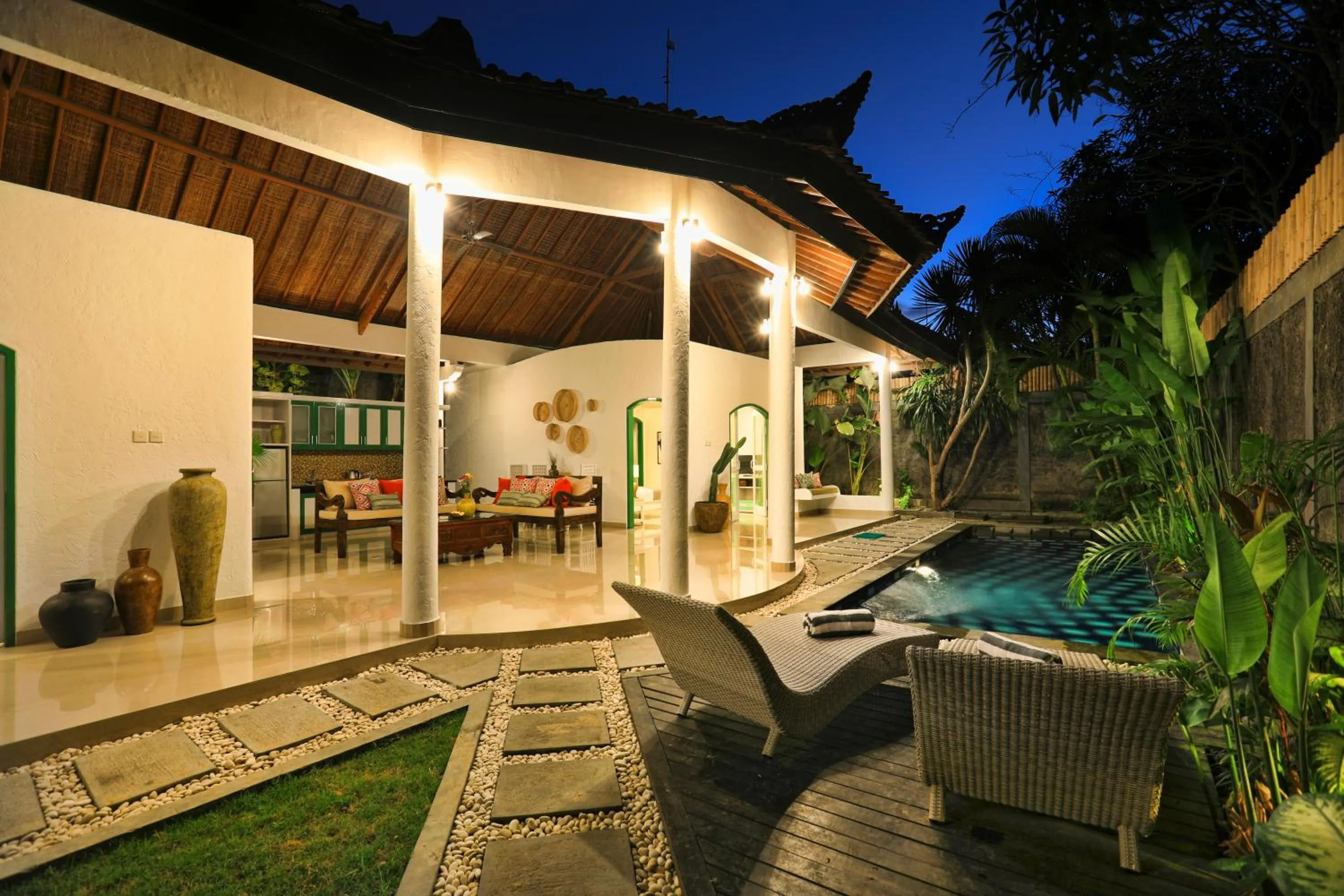 Natural landscape in Singgah Villas Seminyak