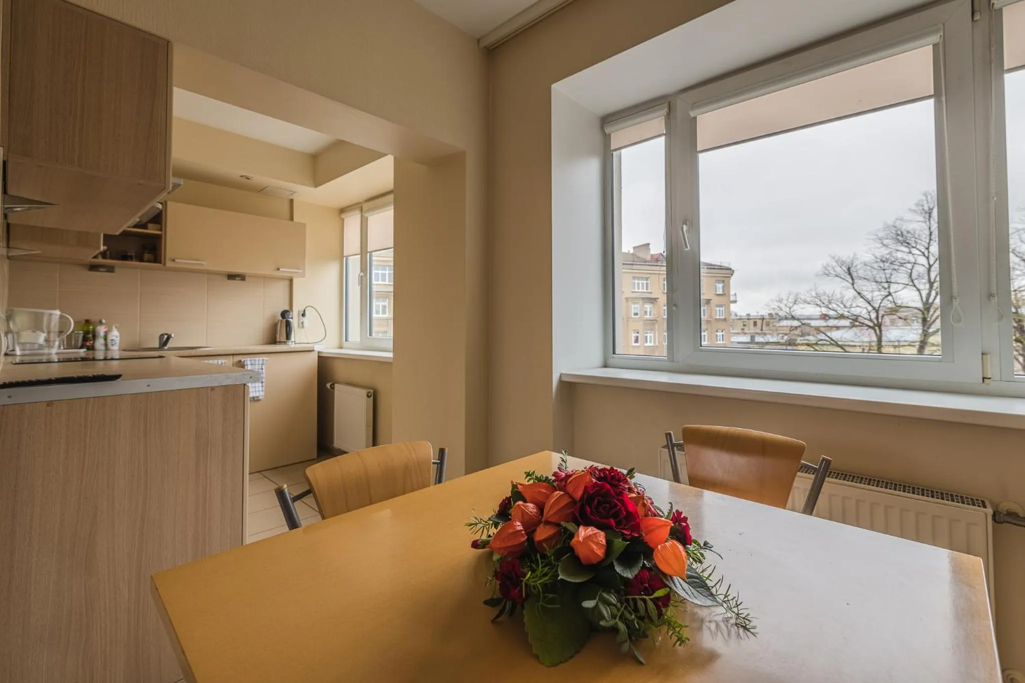 Kitchen or kitchenette in Liva Hotel