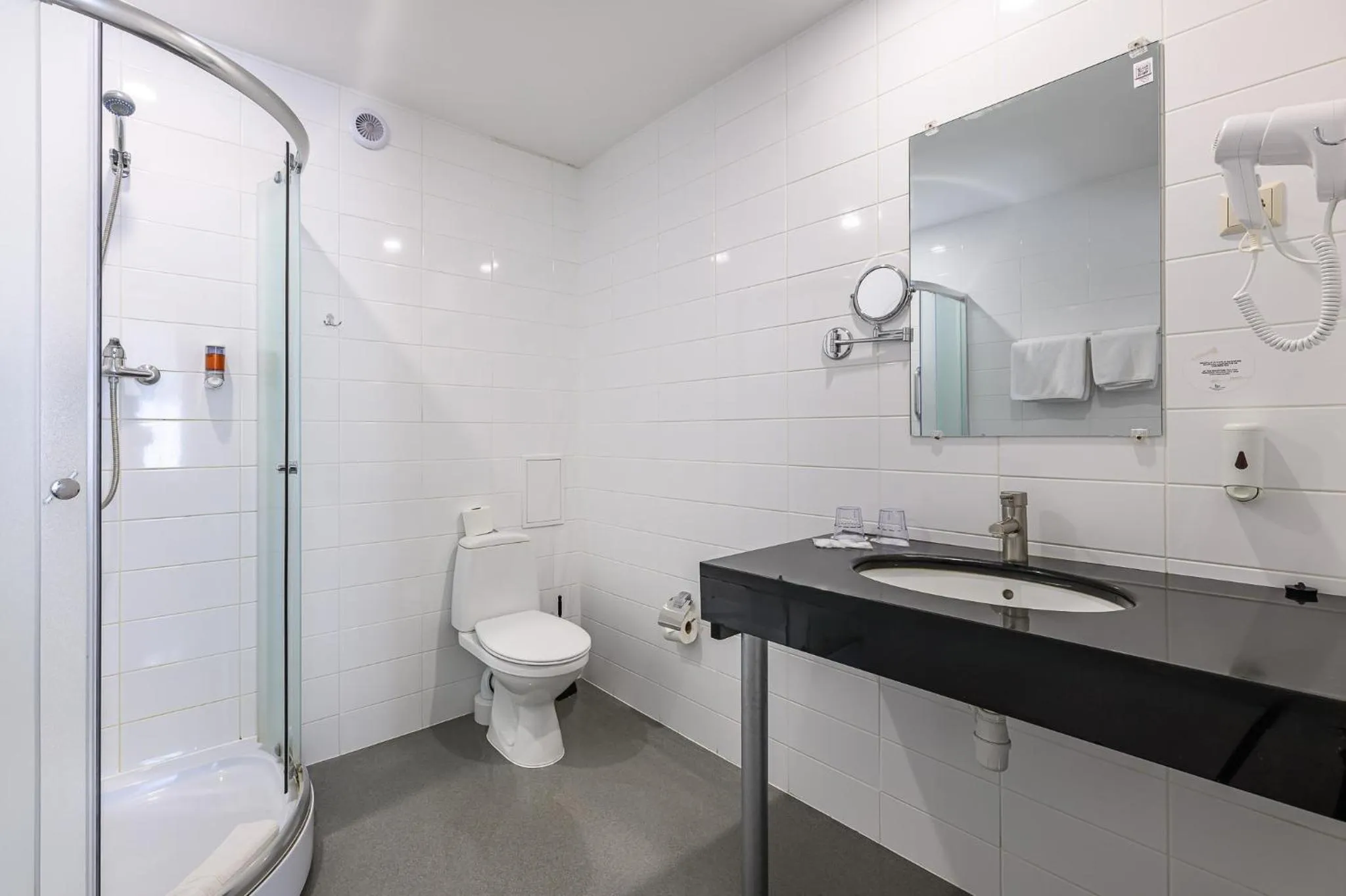 Shower in Liva Hotel