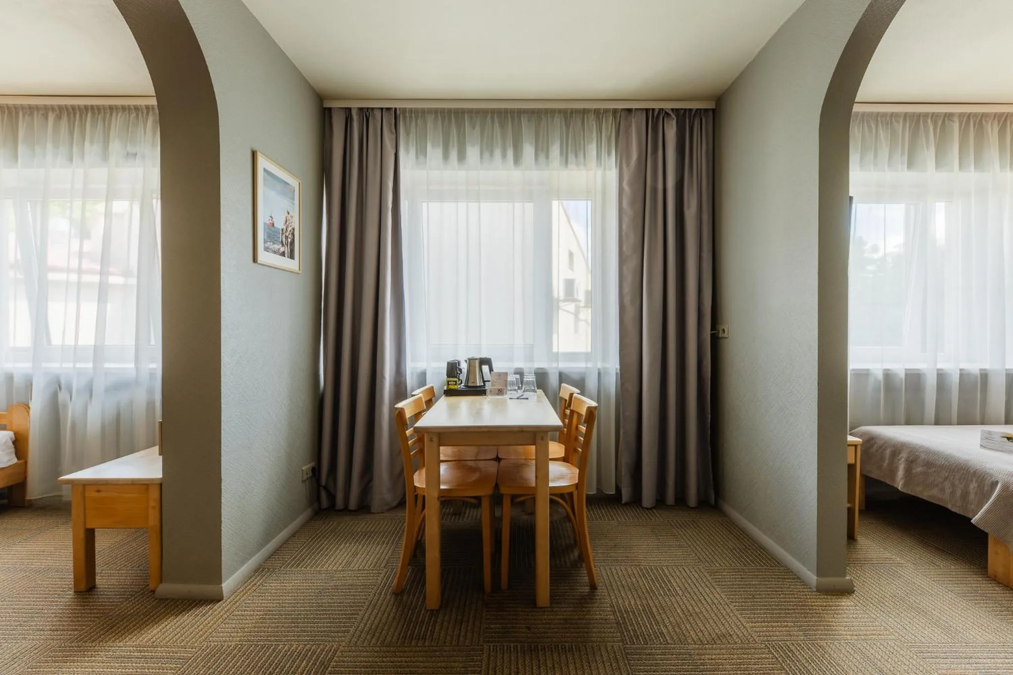 Seating area, Bed in Liva Hotel