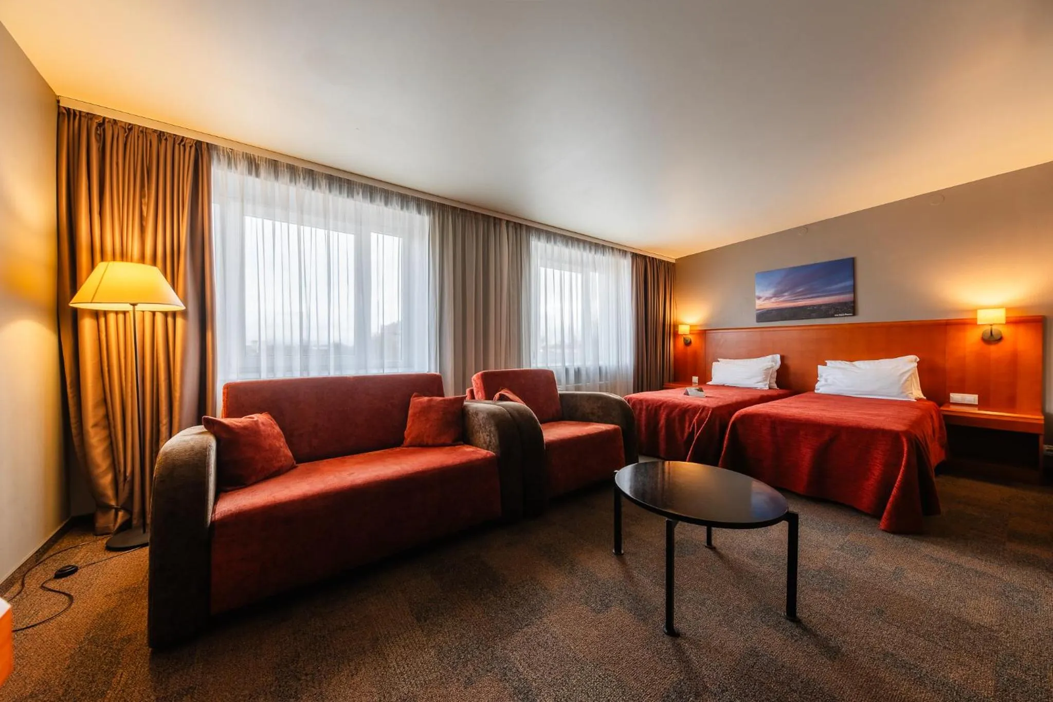 Seating area, Bed in Liva Hotel