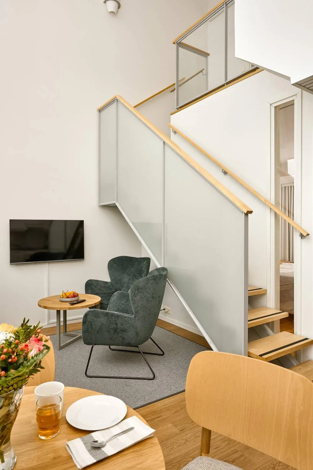 Living room in Holiday Club Tampereen Kehräämö Apartments