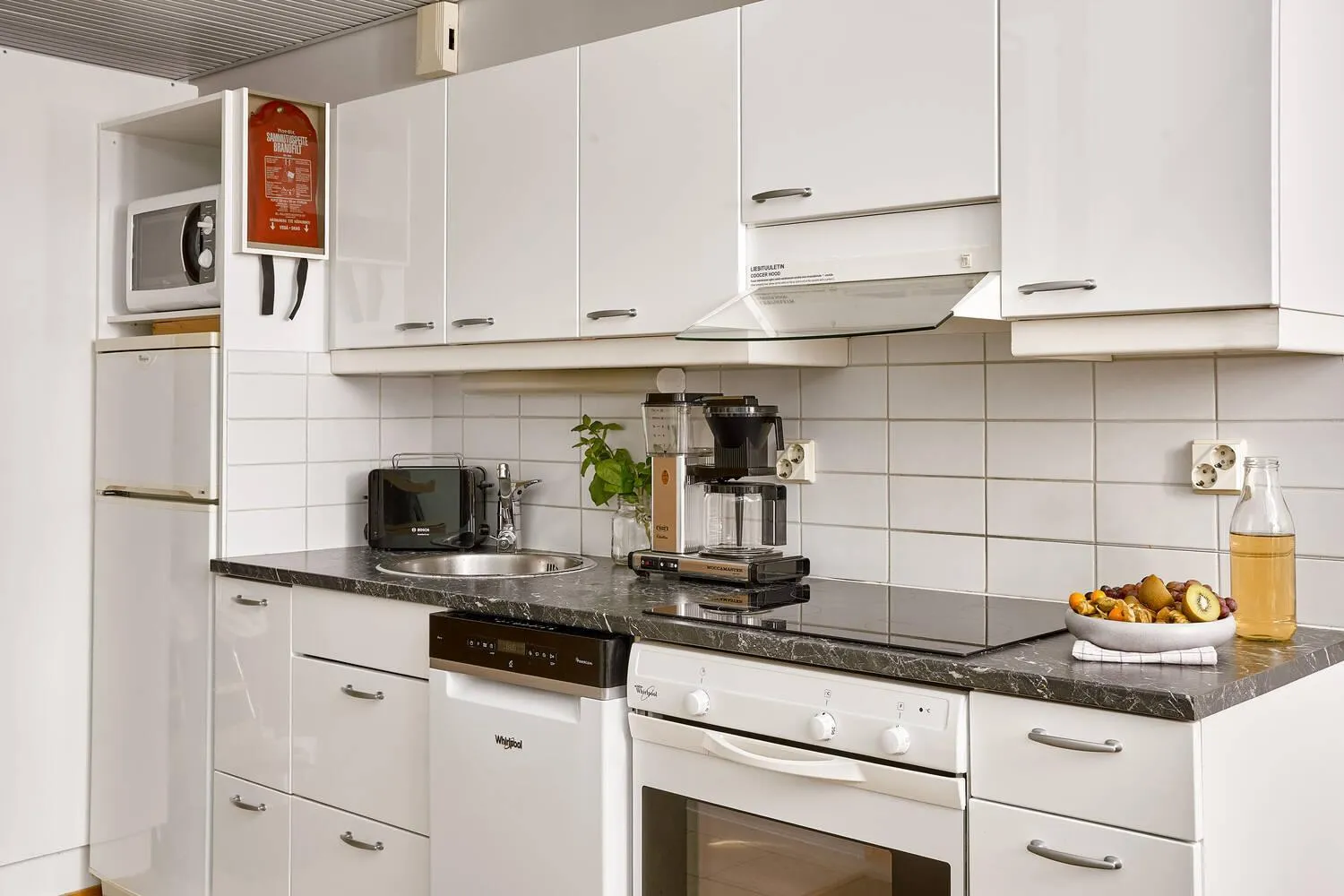 kitchen in Holiday Club Tampereen Kehräämö Apartments