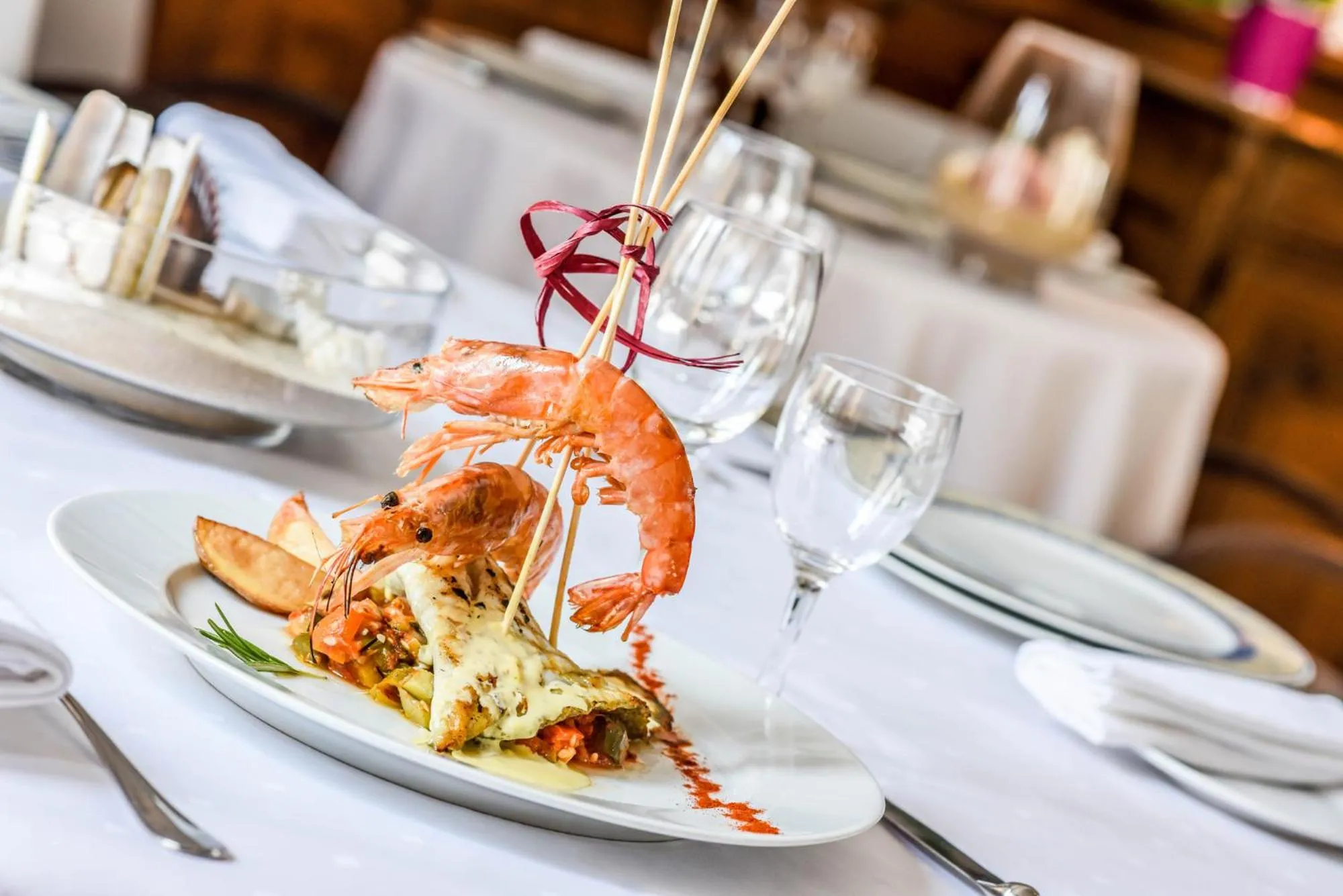 Lunch in Logis Hotel & Restaurant Bergeret Sport