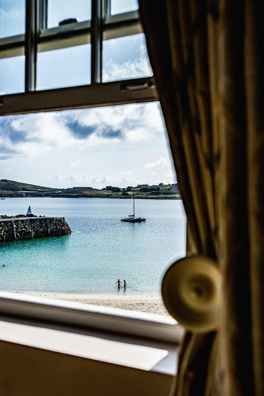 Sea view in Braye Beach Hotel, Alderney