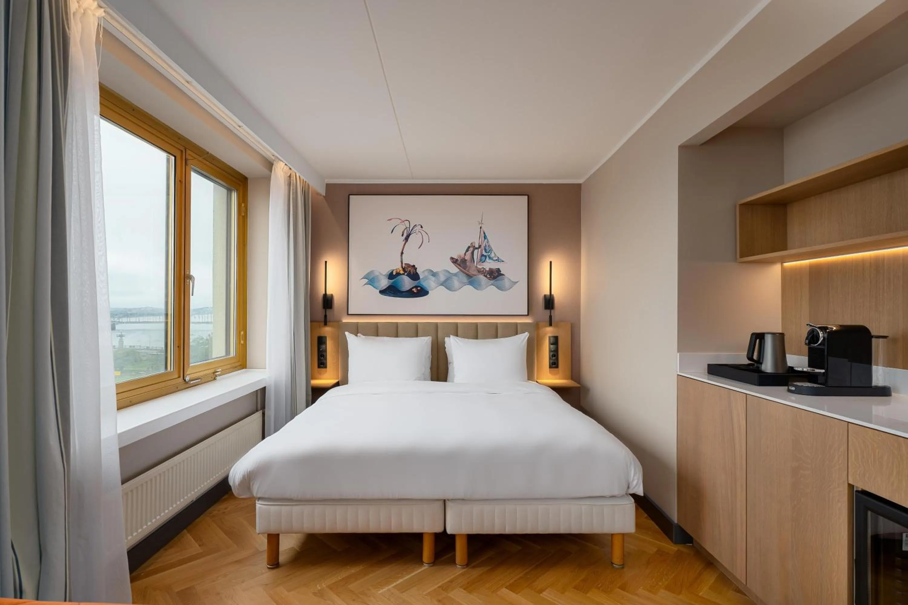 Bedroom, Bed in Radisson Blu Hotel & Spa, Daugava Riga