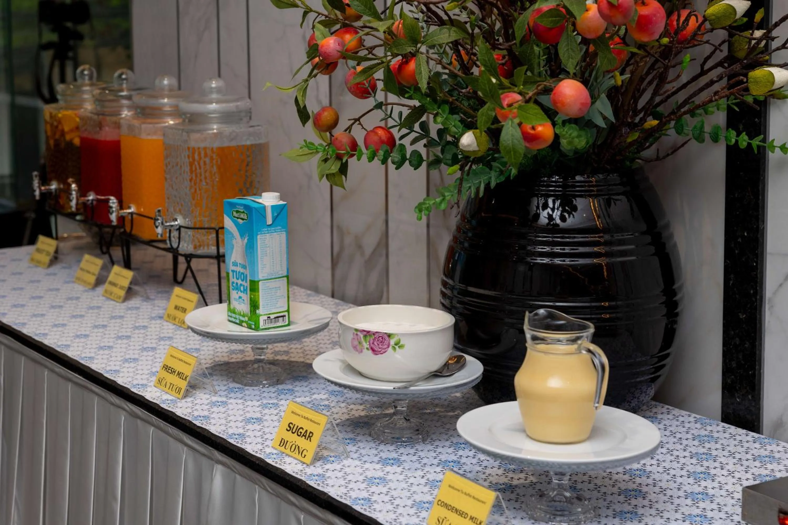 Buffet breakfast in The Summer Hotel