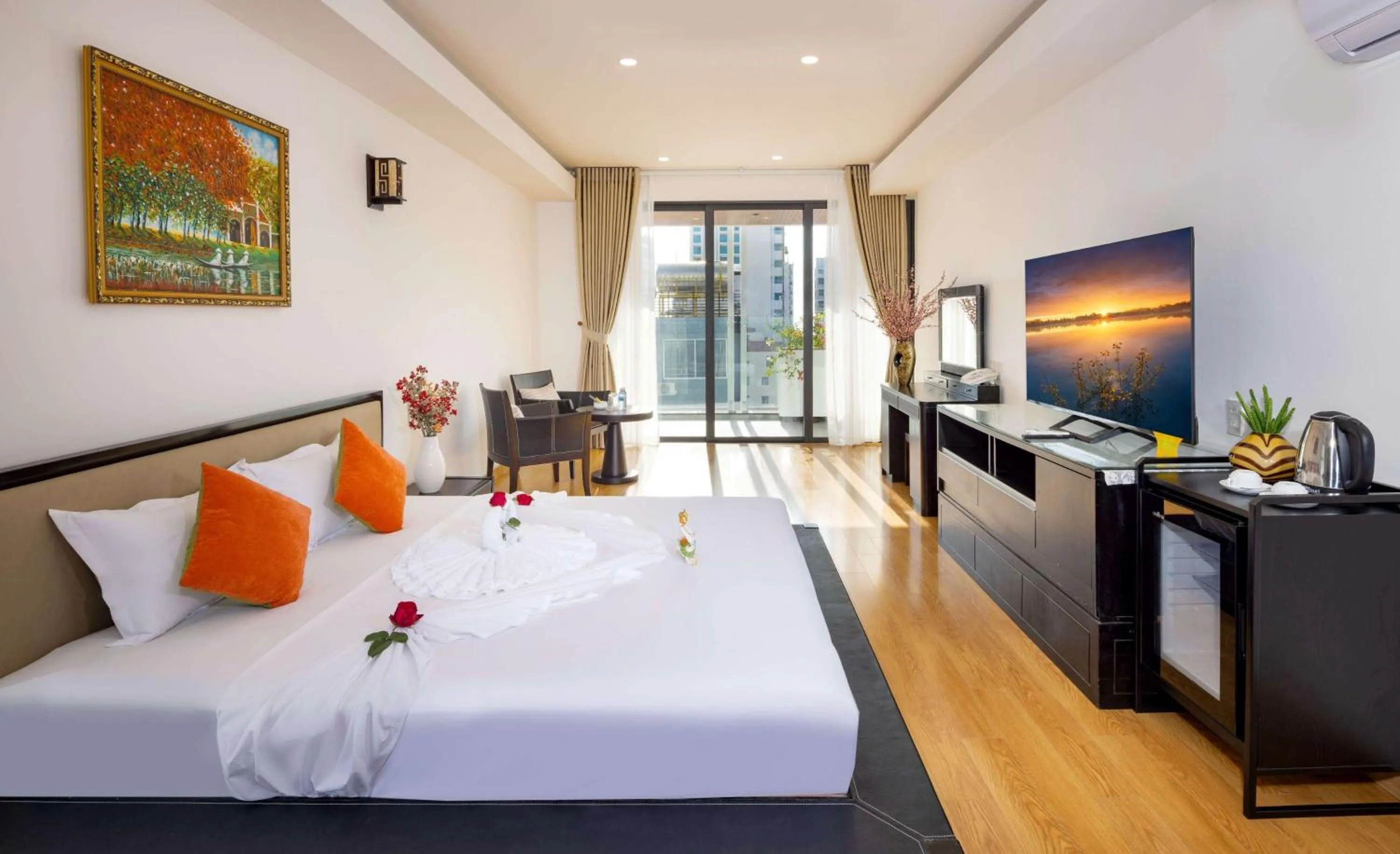 Bed in The Summer Hotel