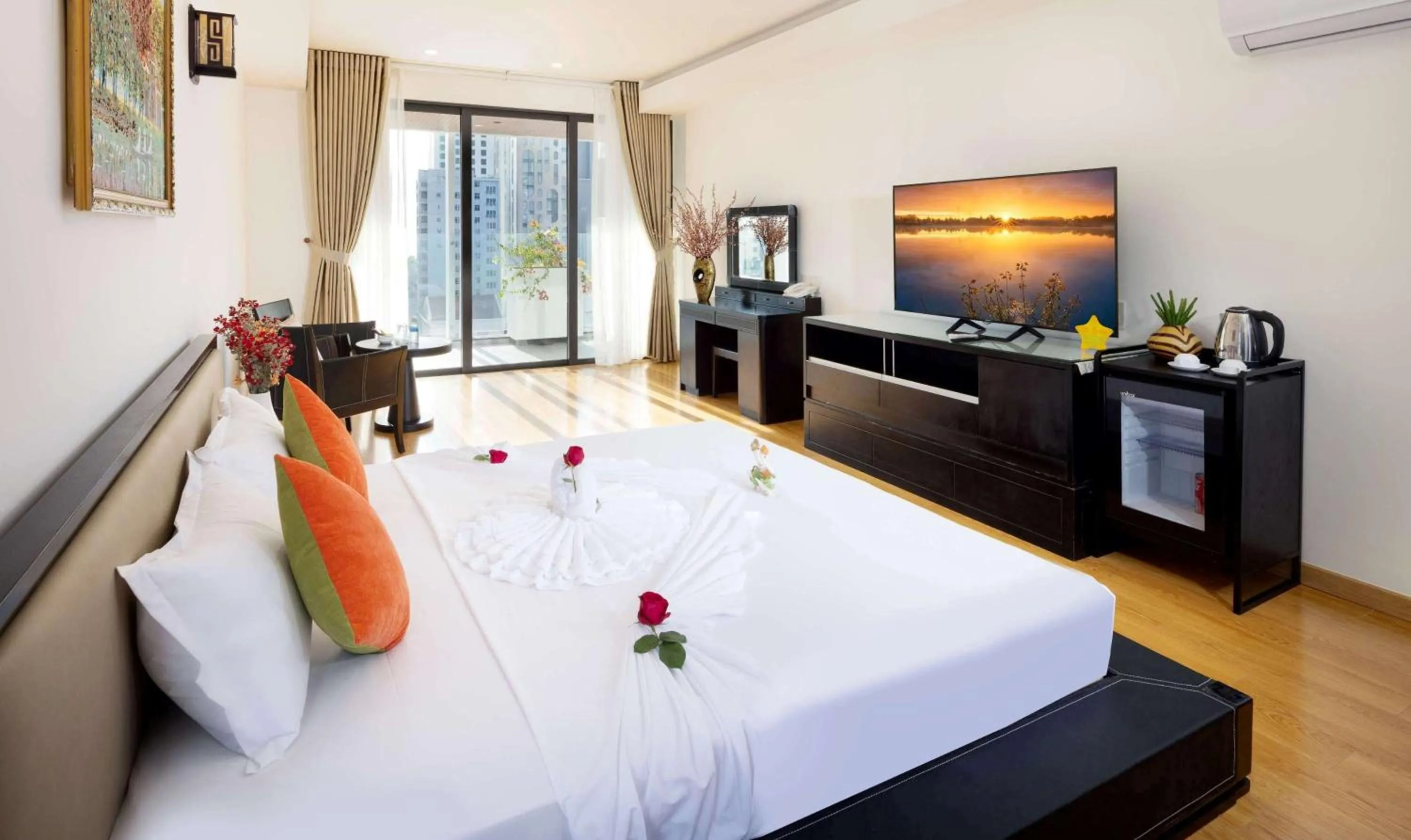 Bed in The Summer Hotel