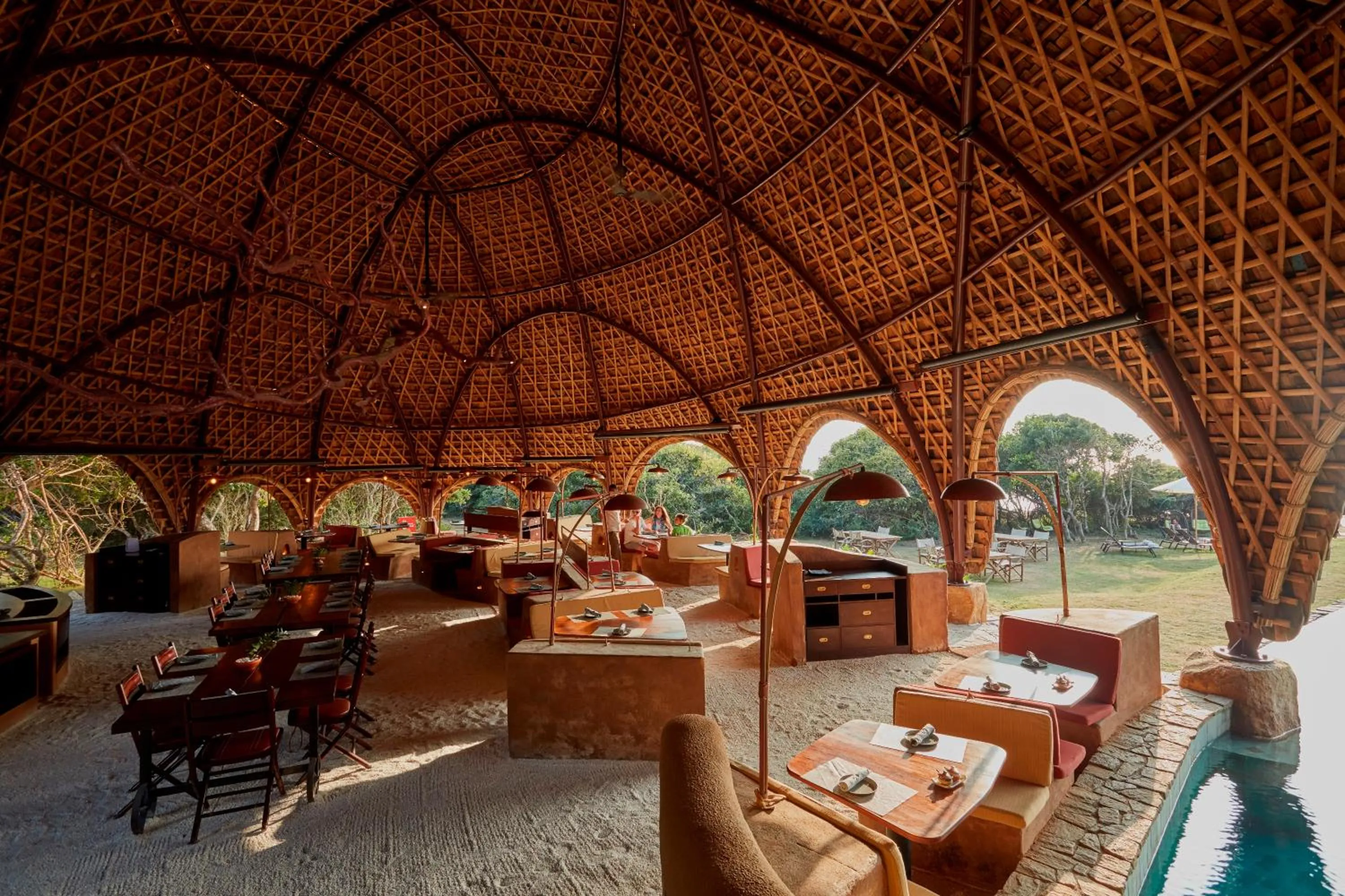 Restaurant/places to eat in Wild Coast Tented Lodge - Relais and Chateaux - All Inclusive