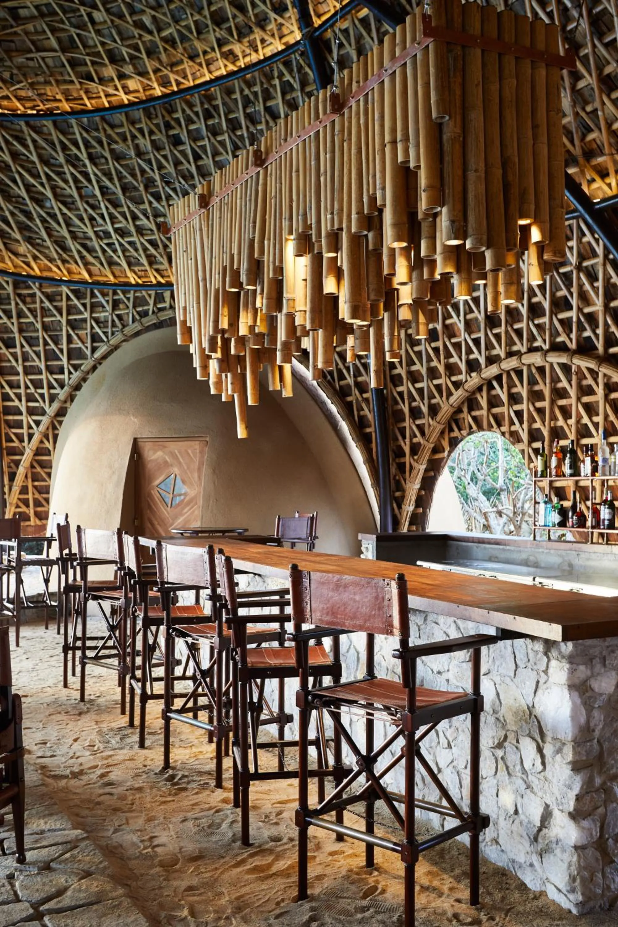 Lounge or bar in Wild Coast Tented Lodge - Relais and Chateaux - All Inclusive