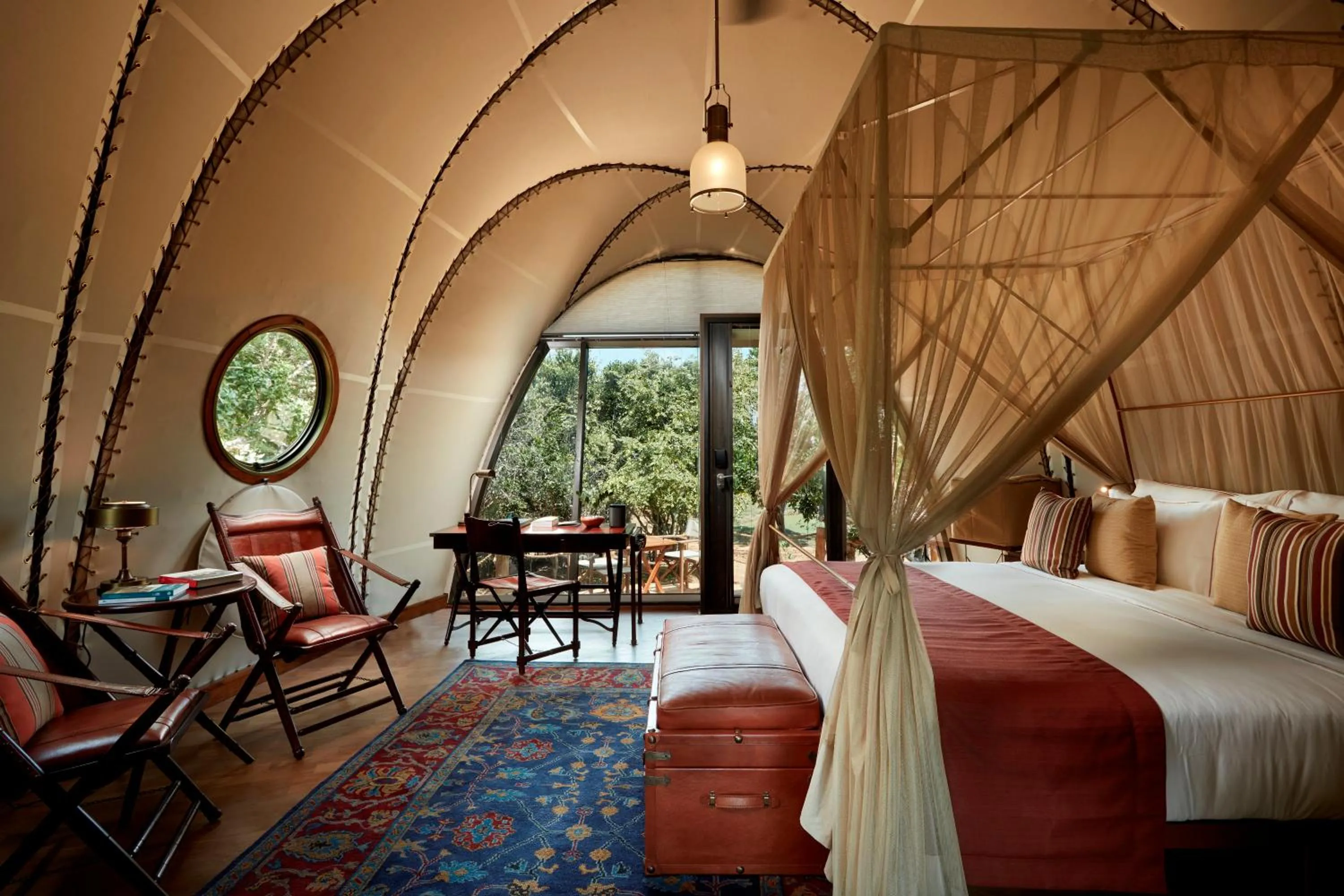 Bed in Wild Coast Tented Lodge - Relais and Chateaux - All Inclusive
