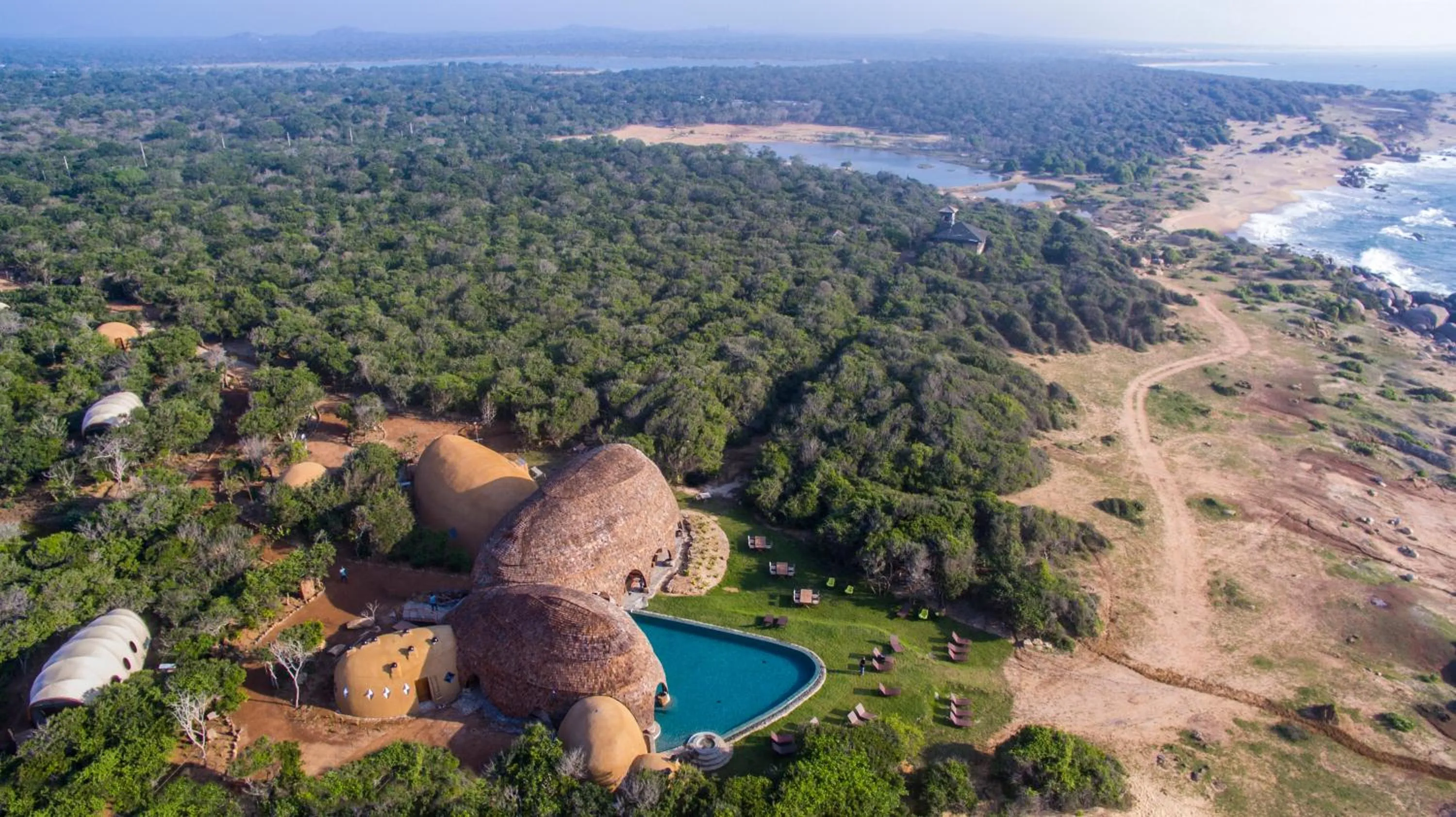 Bird's eye view in Wild Coast Tented Lodge - Relais and Chateaux - All Inclusive