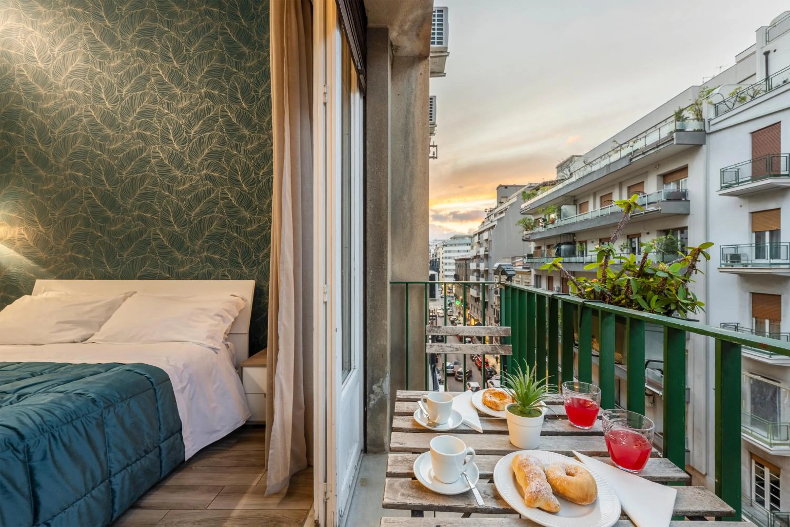 Bed in Quinto Stabile Rooms&Suite