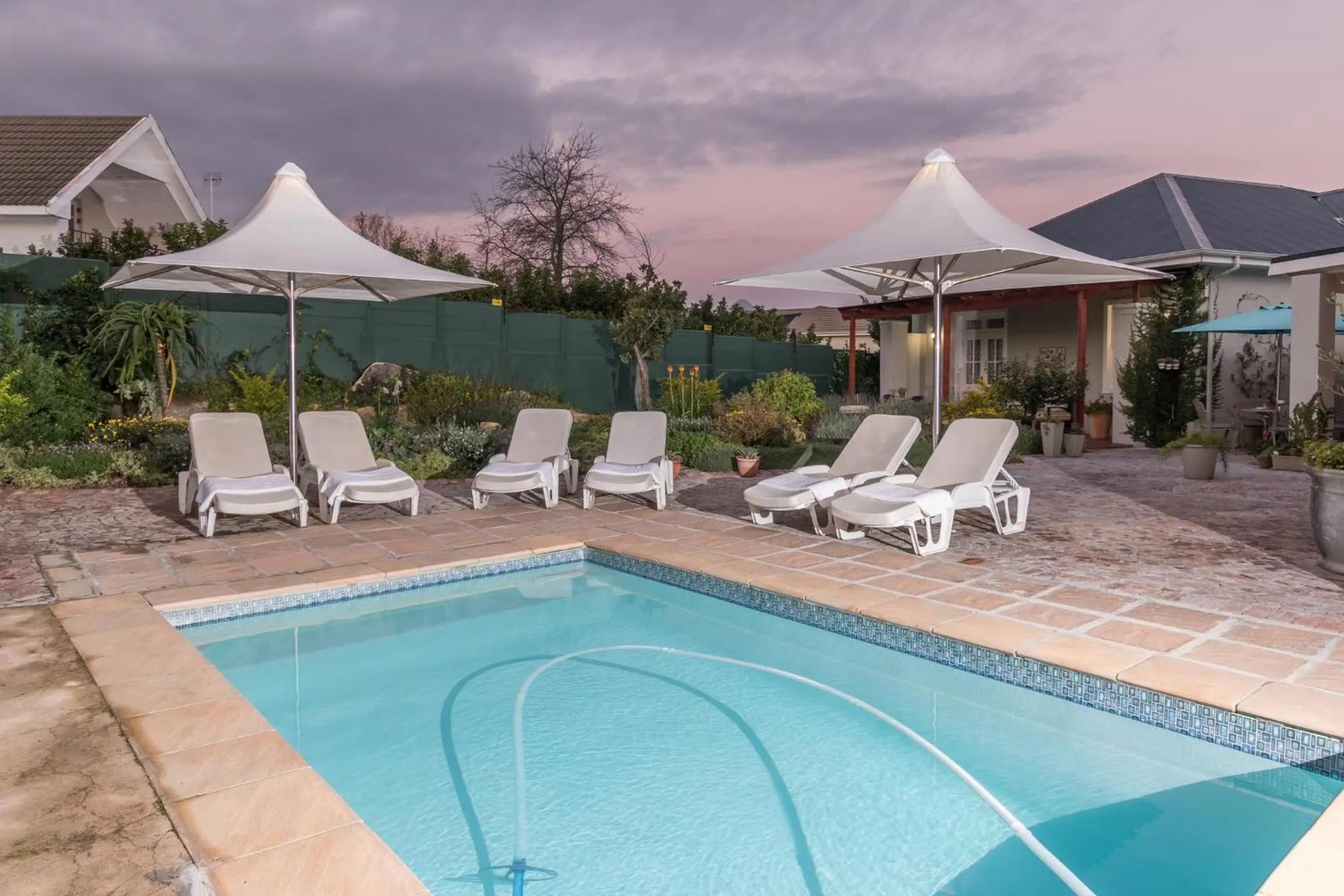 Garden view in Waterstone Lodge