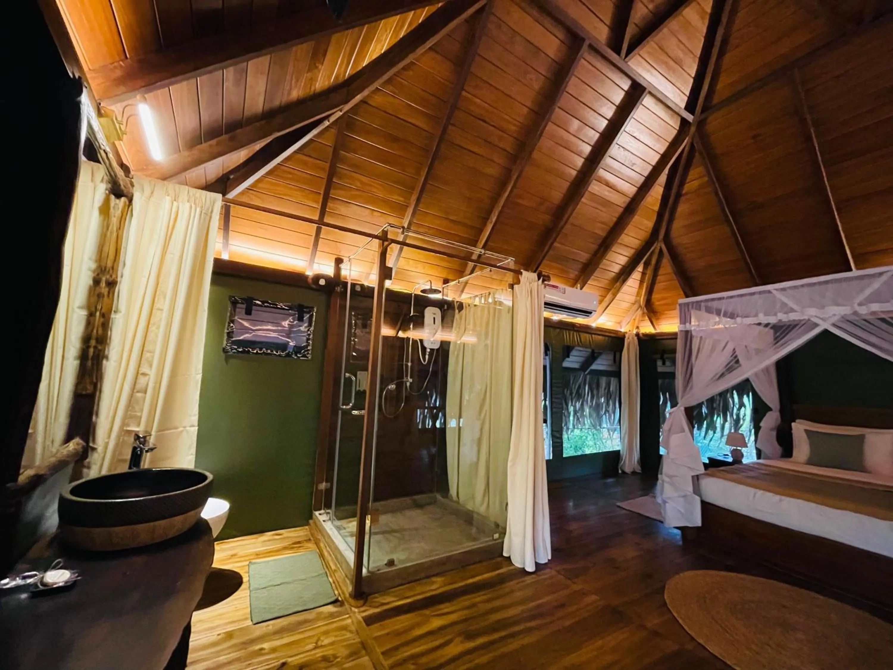 Bathroom in Yala Lake View Cabanas