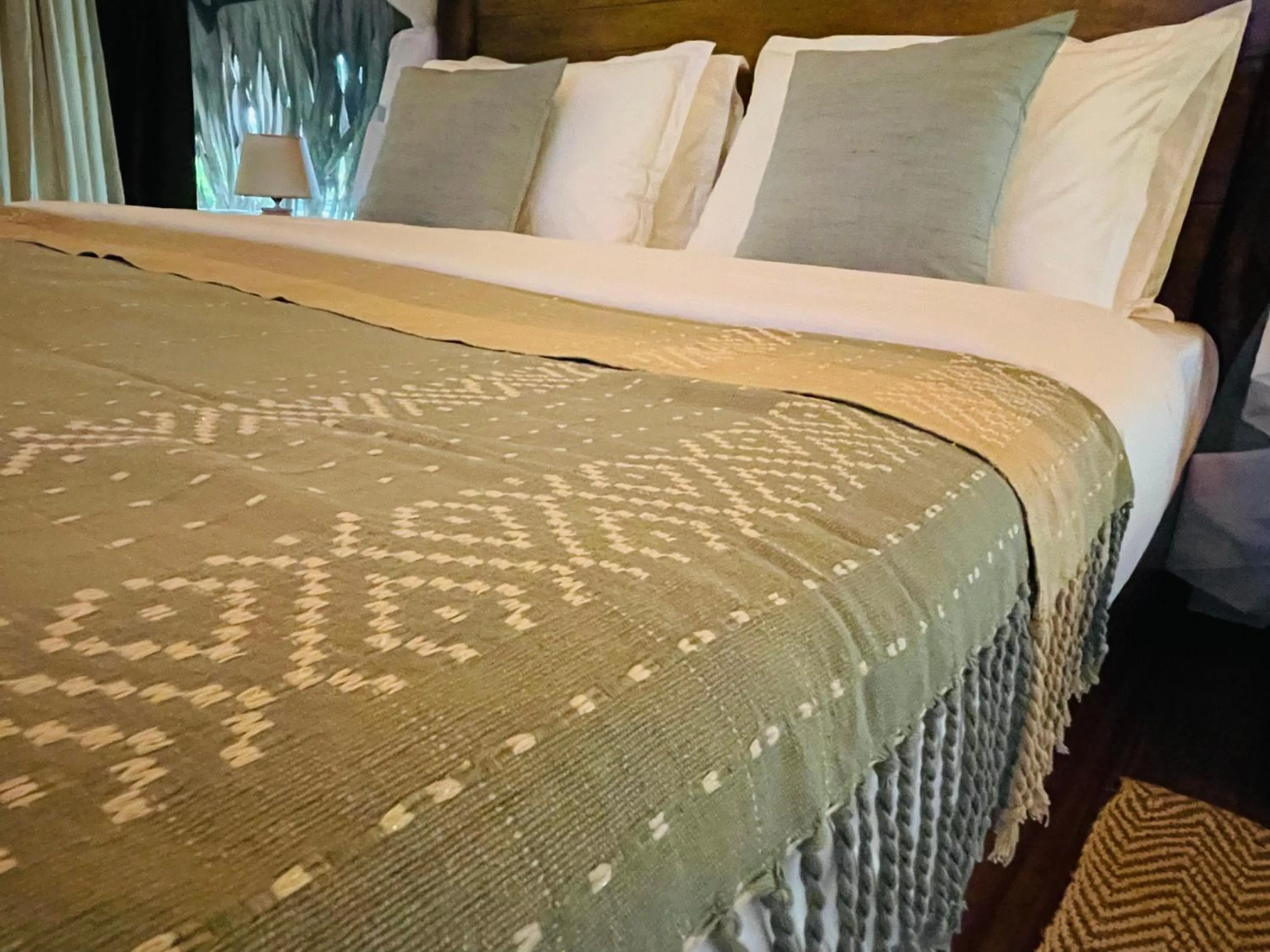 Bed in Yala Lake View Cabanas