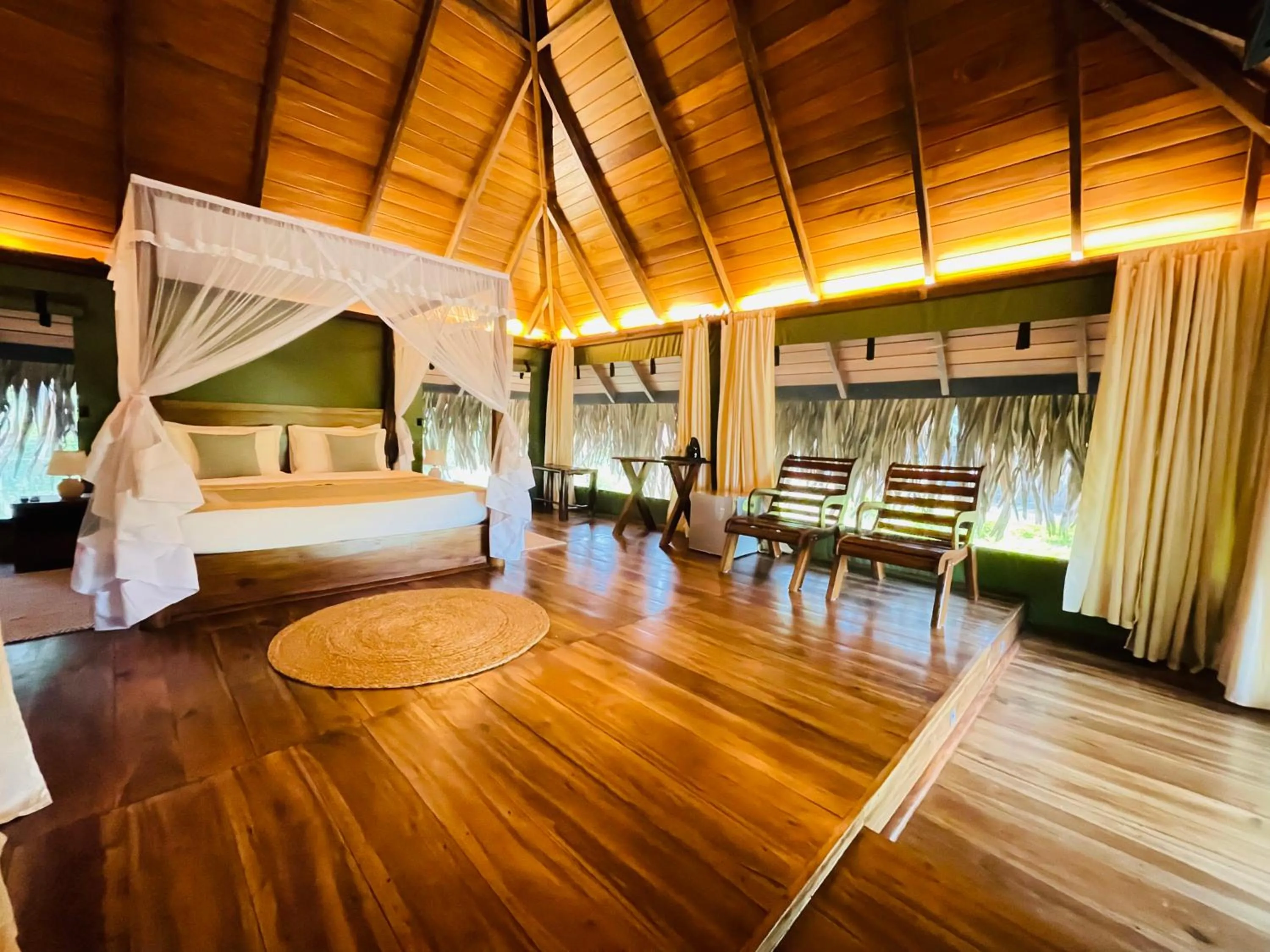 Bed in Yala Lake View Cabanas