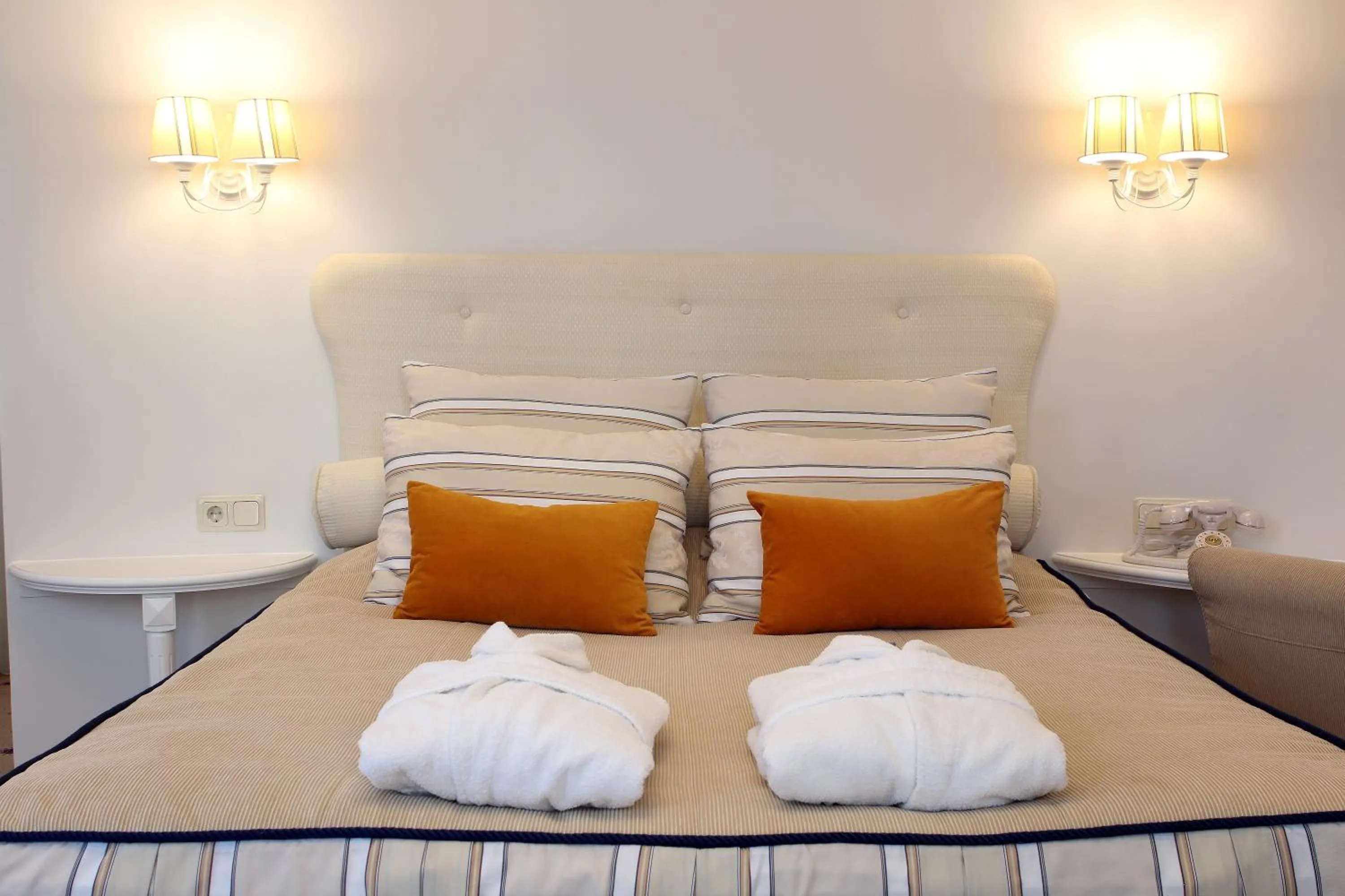 Decorative detail, Bed in Hestia Hotel Draugi