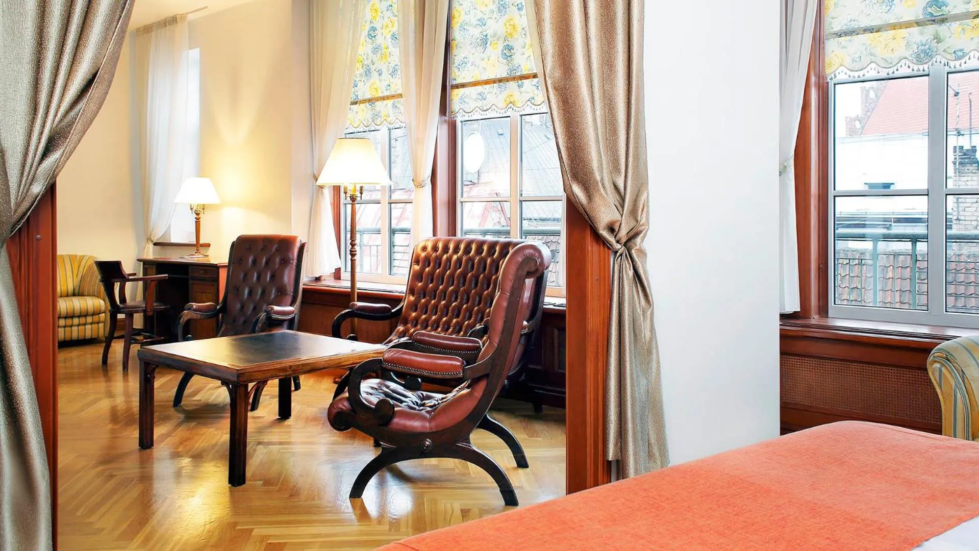 Seating area in Hestia Hotel Draugi