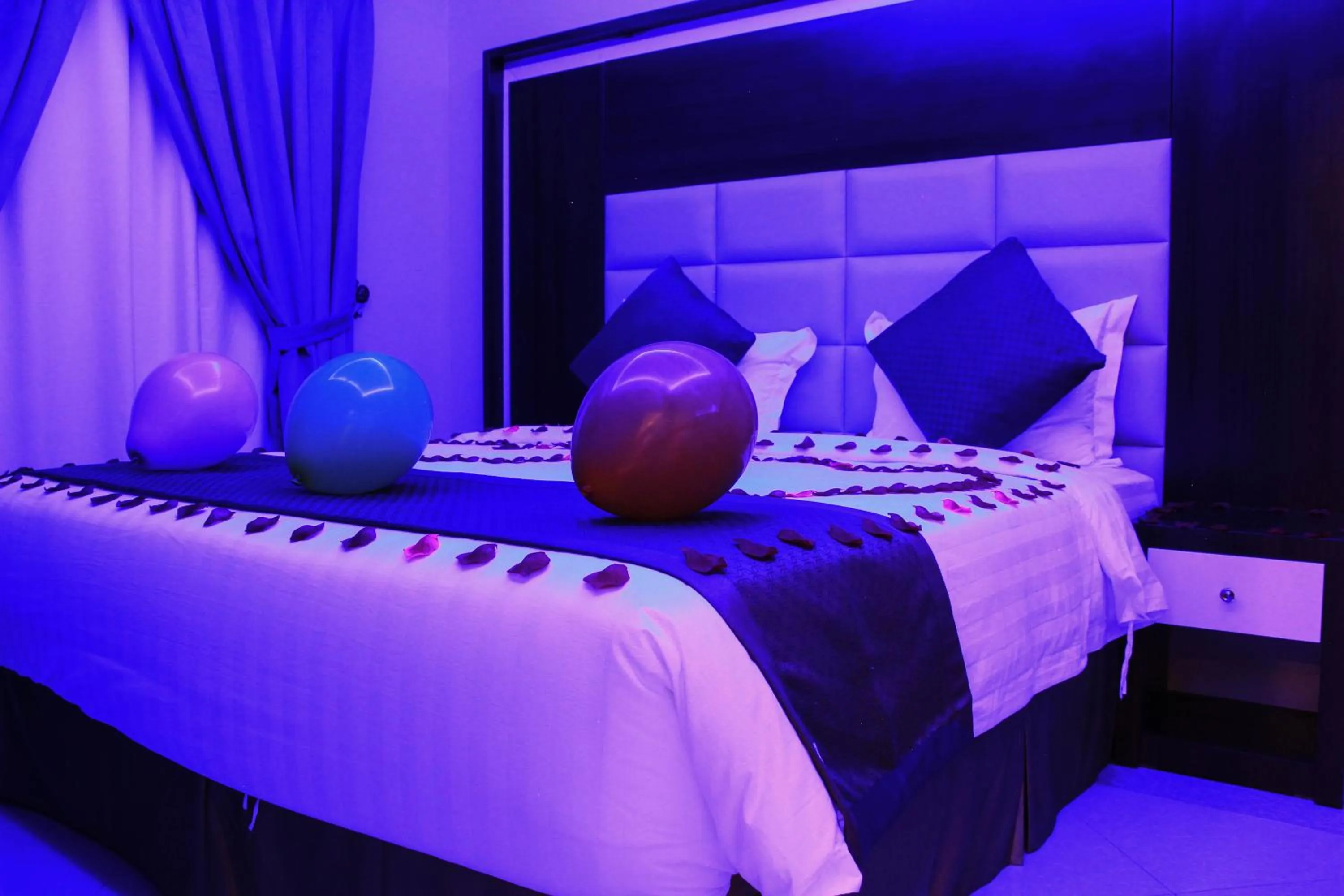 Bed in شقق سوات للشقق المخدومة