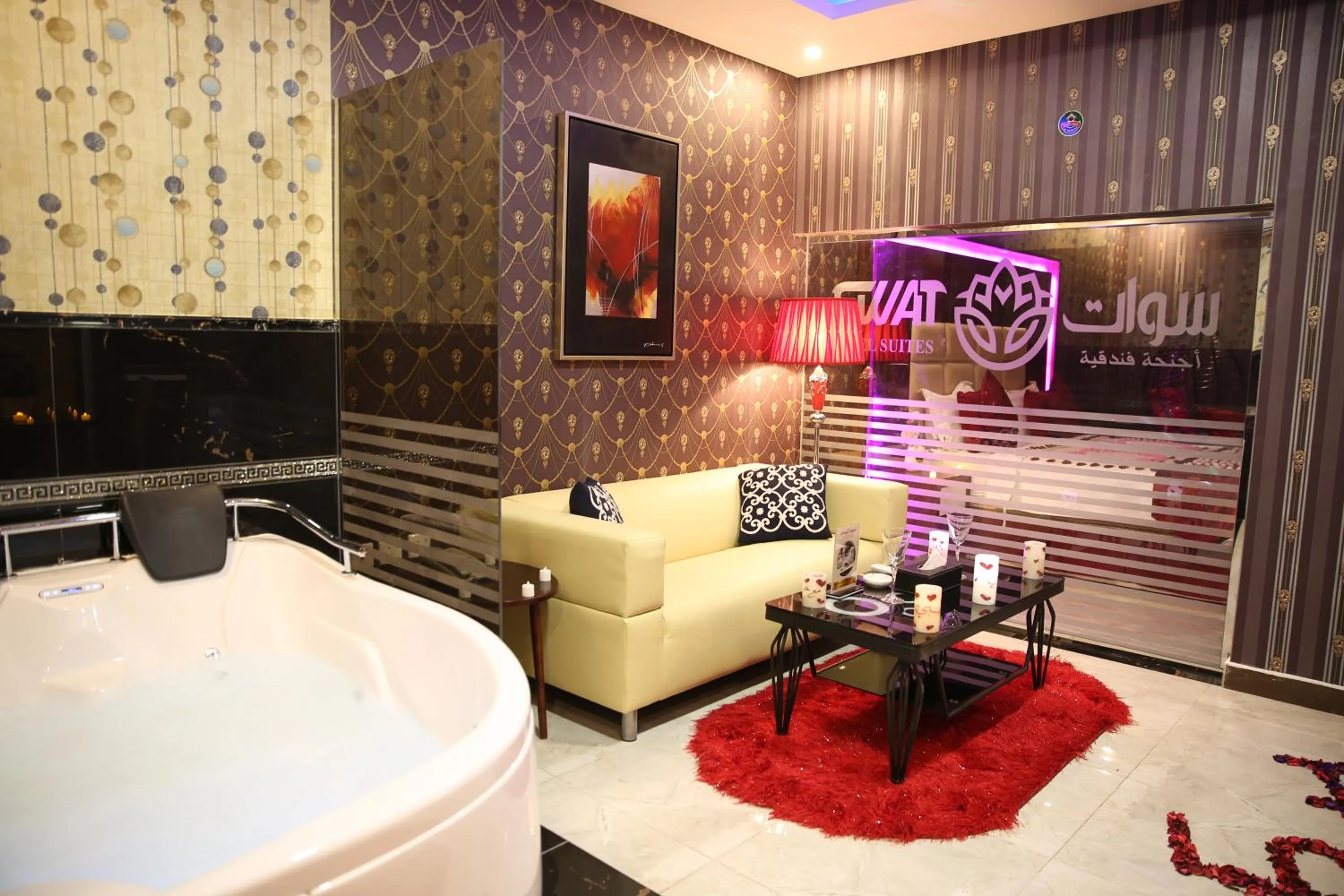 Steam room in شقق سوات للشقق المخدومة