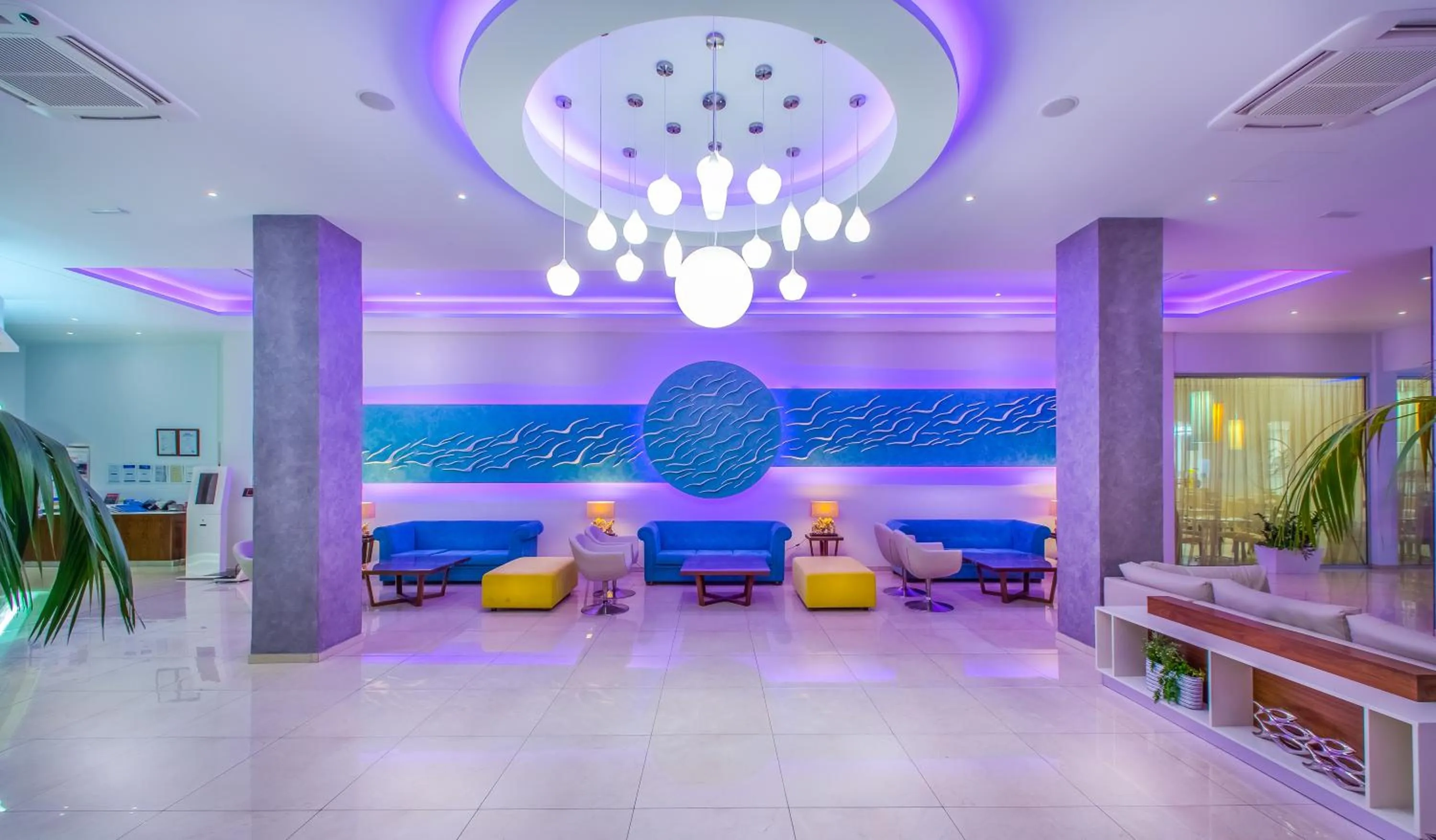 Lobby or reception in Stamatia Hotel