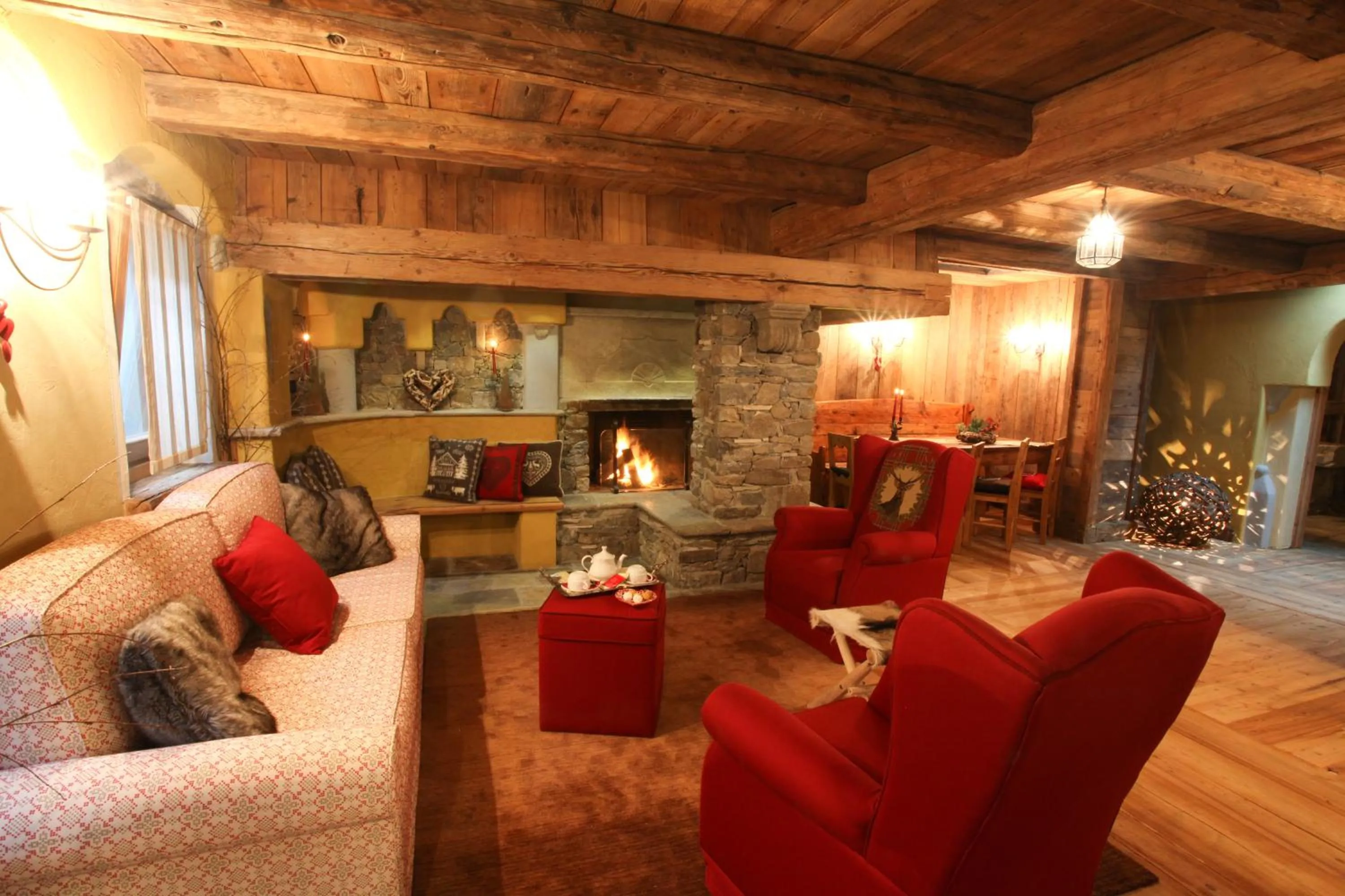 Seating area in Au Coeur Des Neiges Resort SPA & FREE E-BIKE